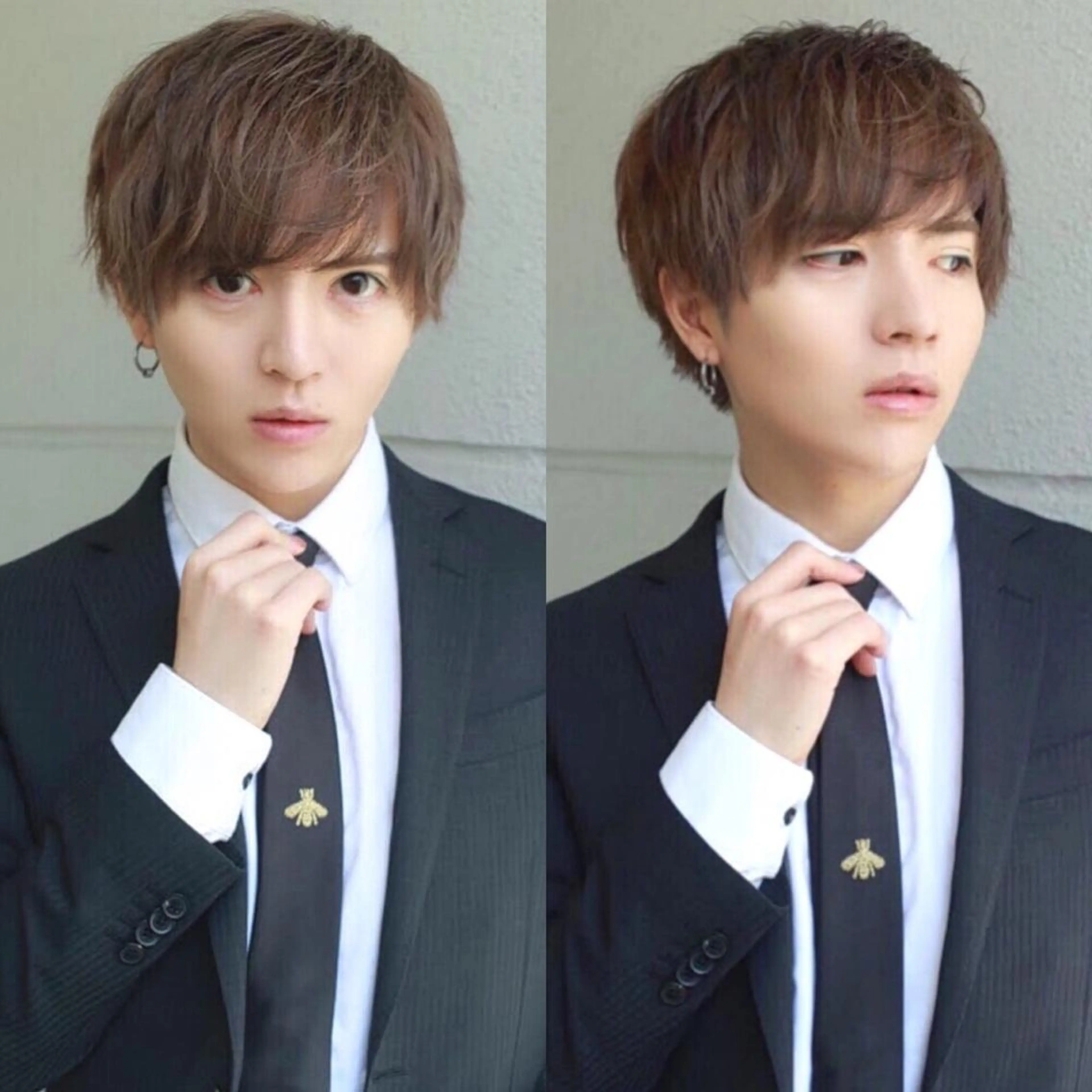 ショート カラー メンズ メンズブリーチ ベージュカラー ブリーチ ブラウンカラー 透明感カラー メッシュカラー 艶髪/西尾 幸樹のヘアスタイル