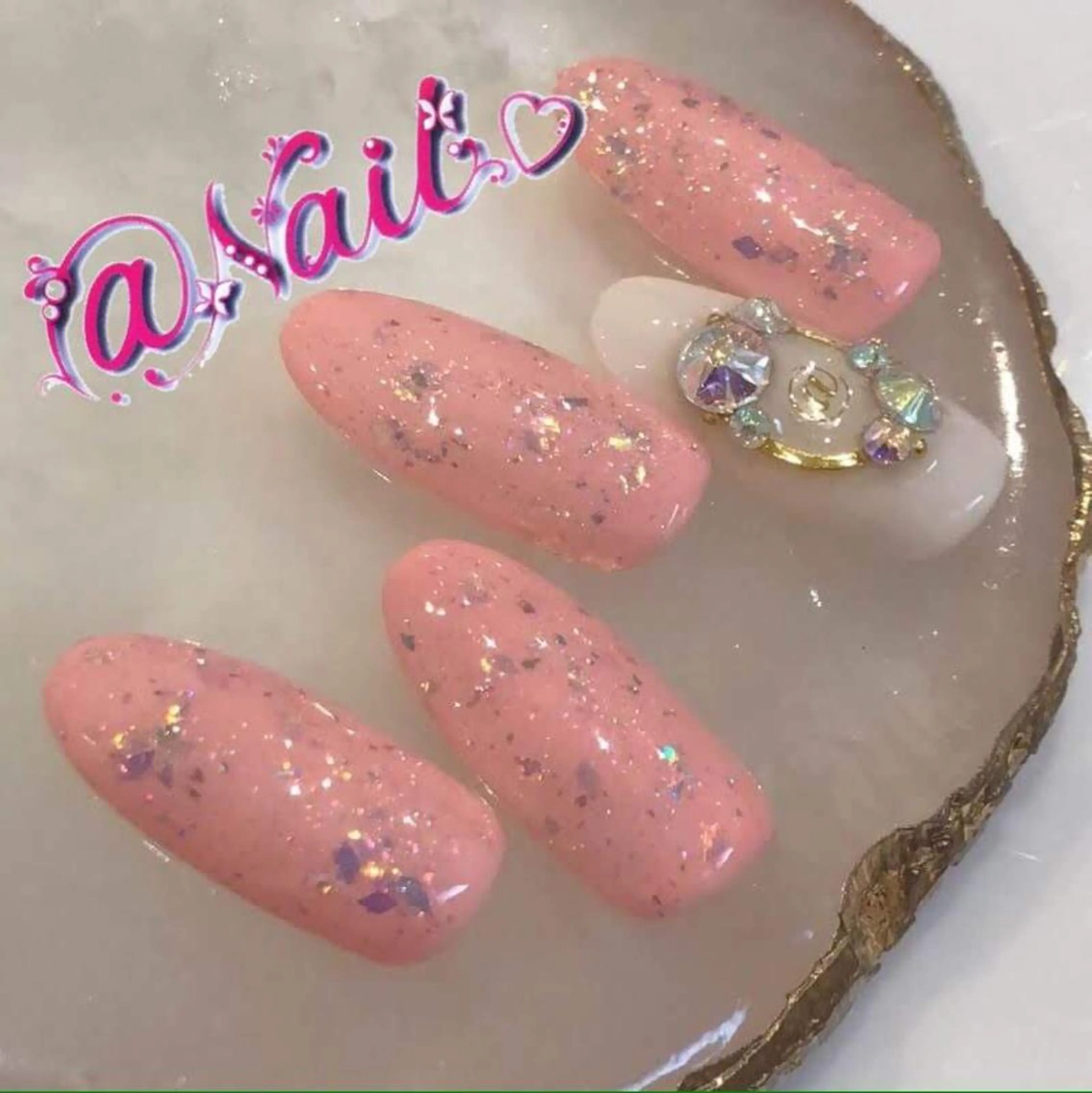 ネイル ネイルチップ 小尾 栞のネイルデザイン