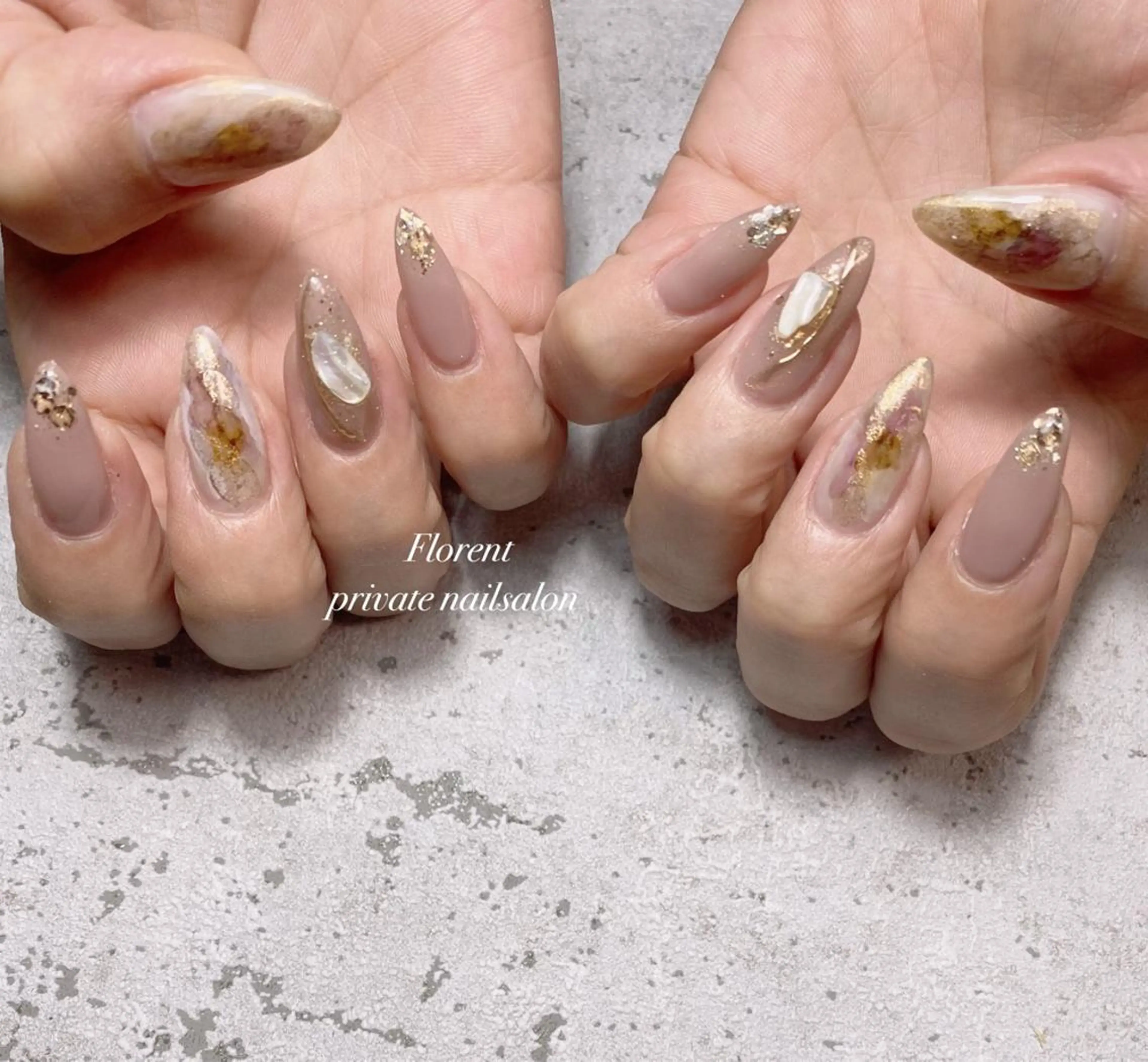 ネイル ハンドネイル florent nailのネイルデザイン