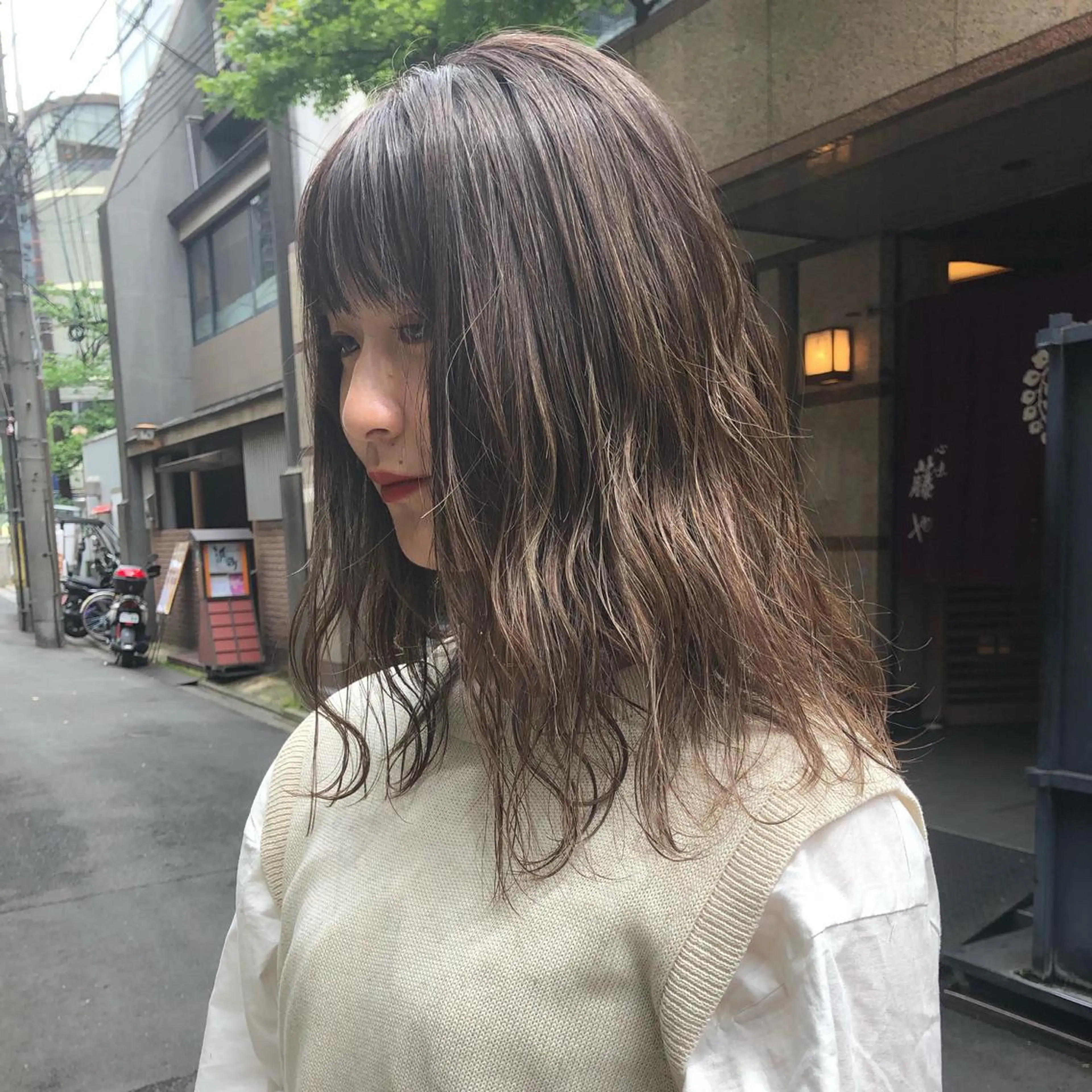 ミディアム カラー Tao所属・藤川 大智のヘアスタイル