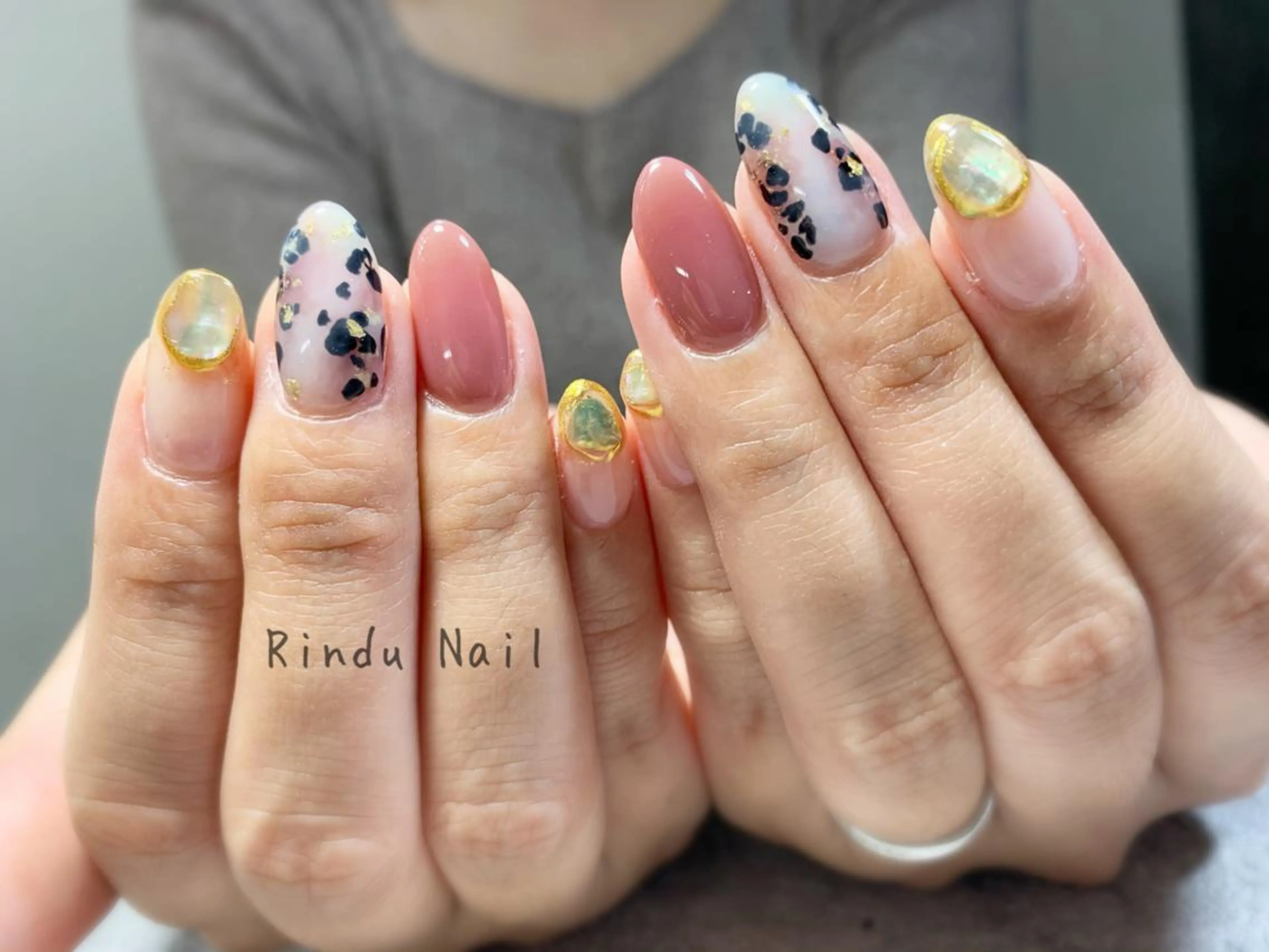 ネイル ニュアンスネイル Rindu Nail 名駅miniのネイルデザイン