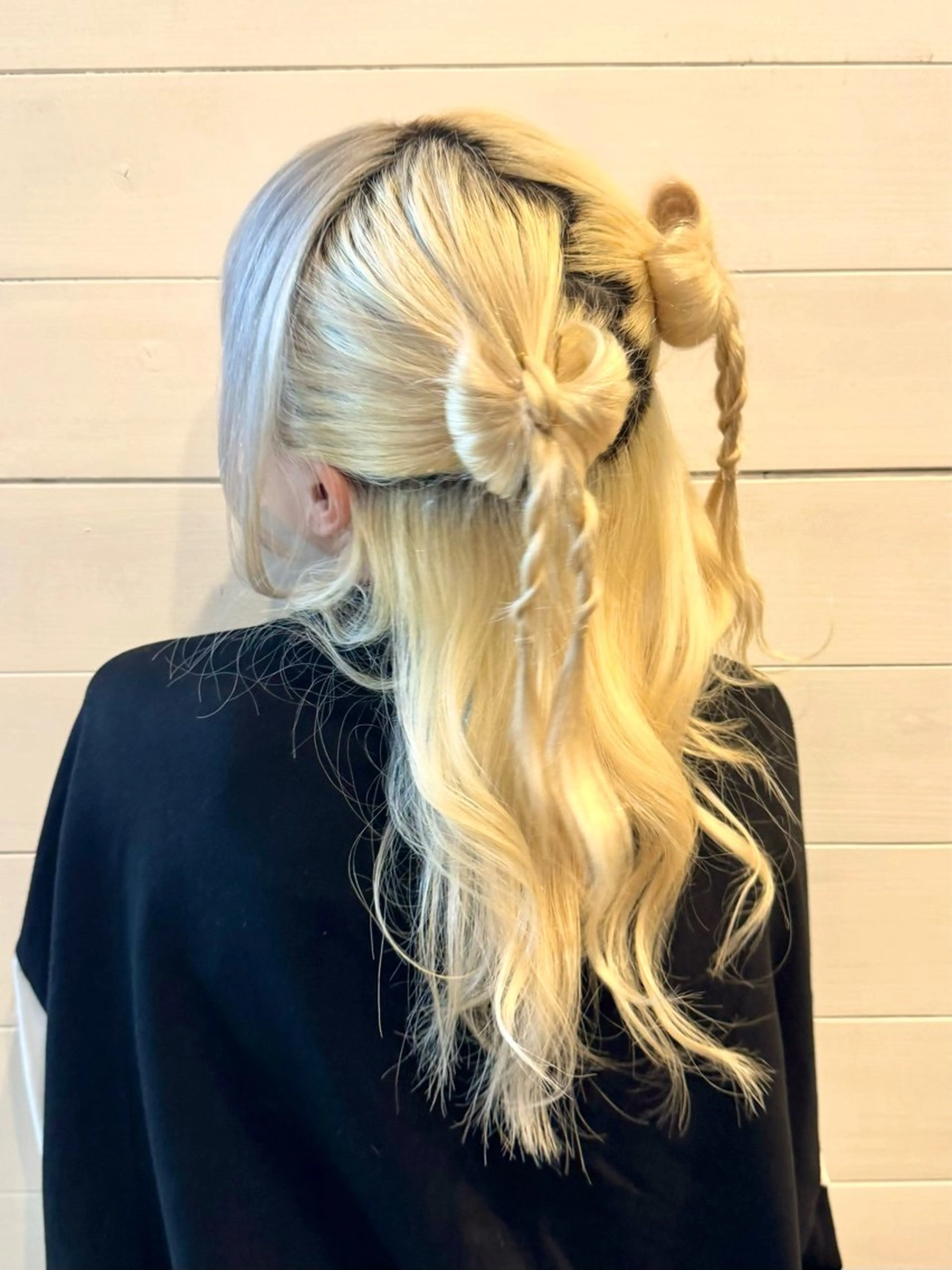 セミロング ヘアアレンジ 似合わせカラー 🪞🎀✨️hinaのヘアスタイル