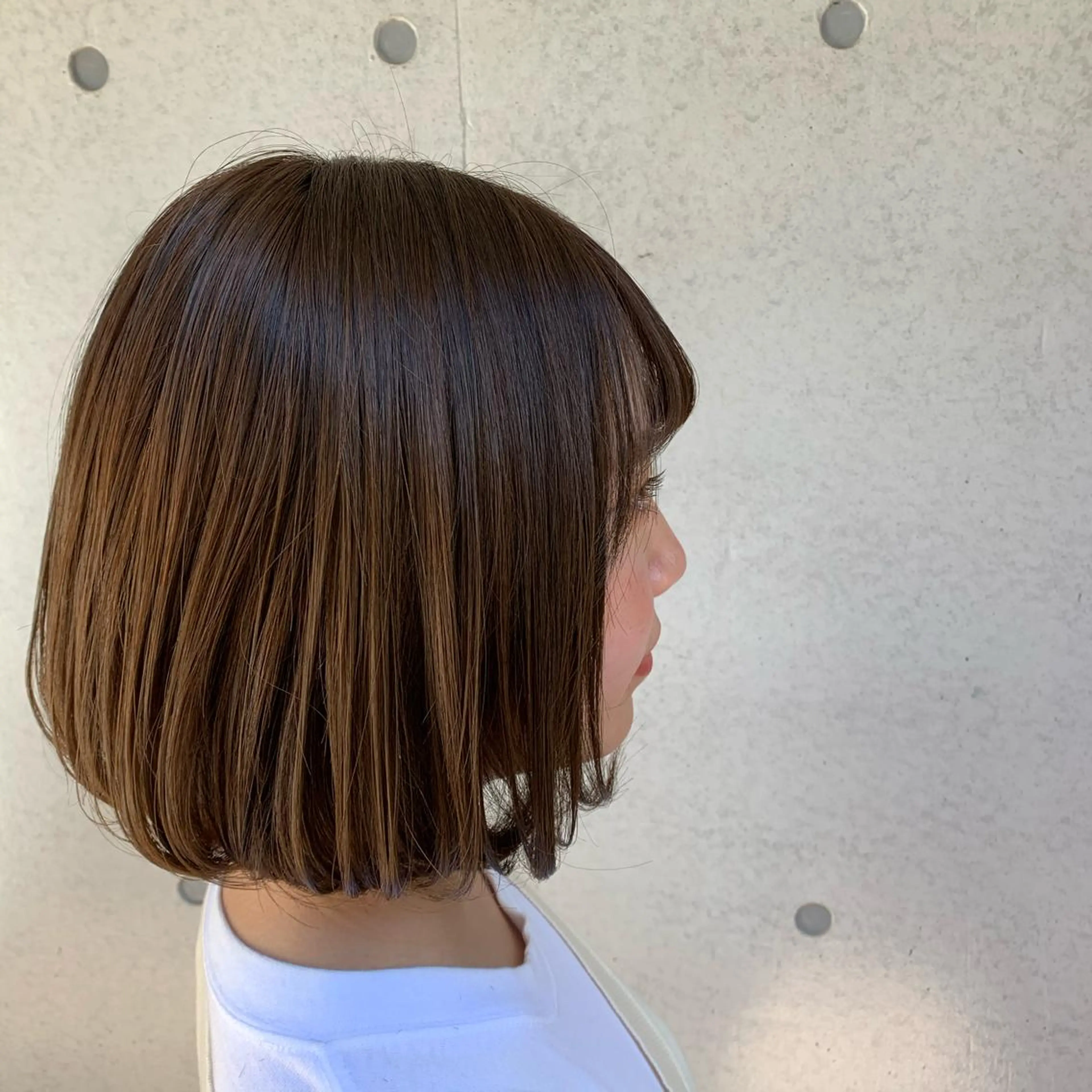 ミディアム カラー ボブ ViaLa Hair 🌈すずきたくむ✂︎のヘアスタイル