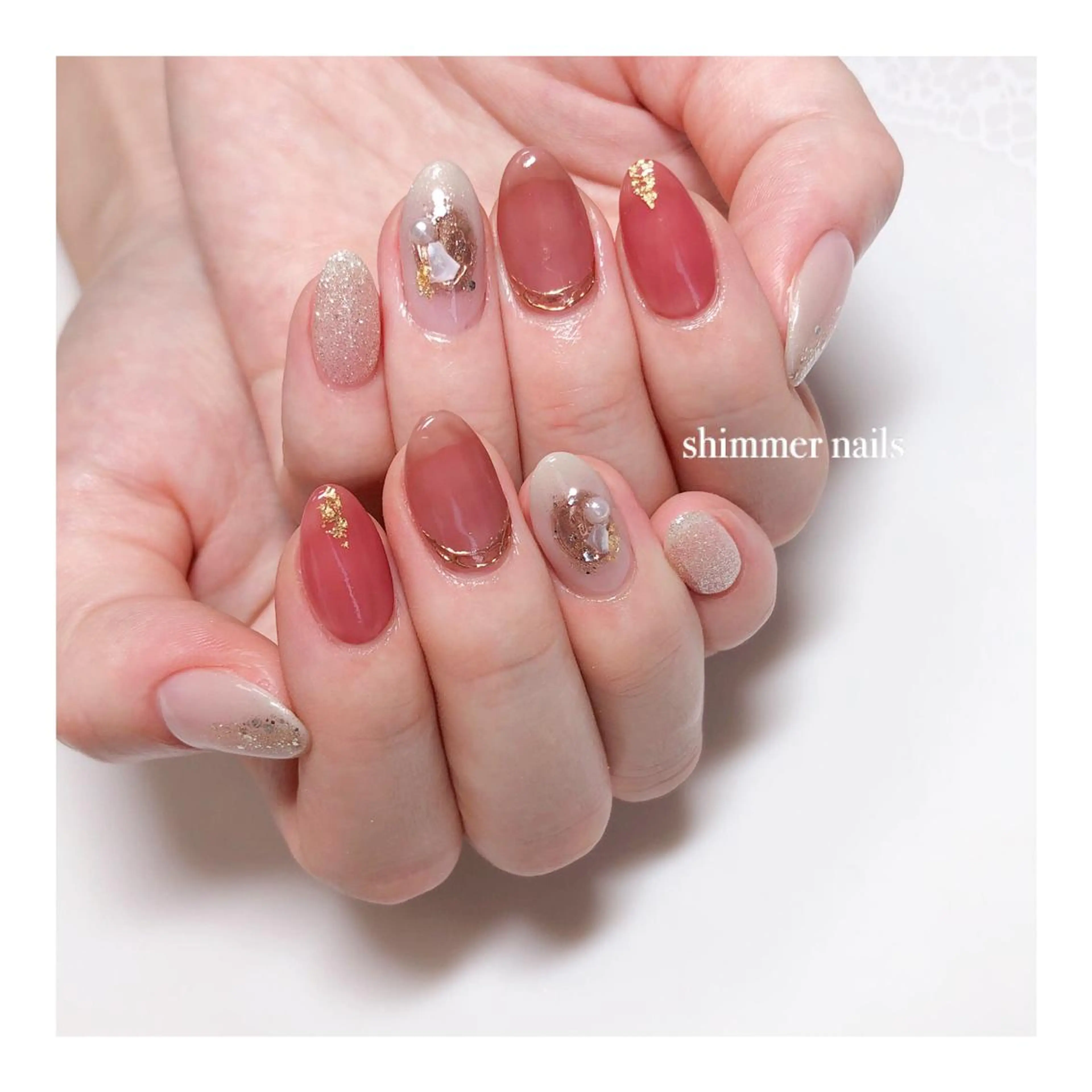 ネイル shimmer nailsのネイルデザイン