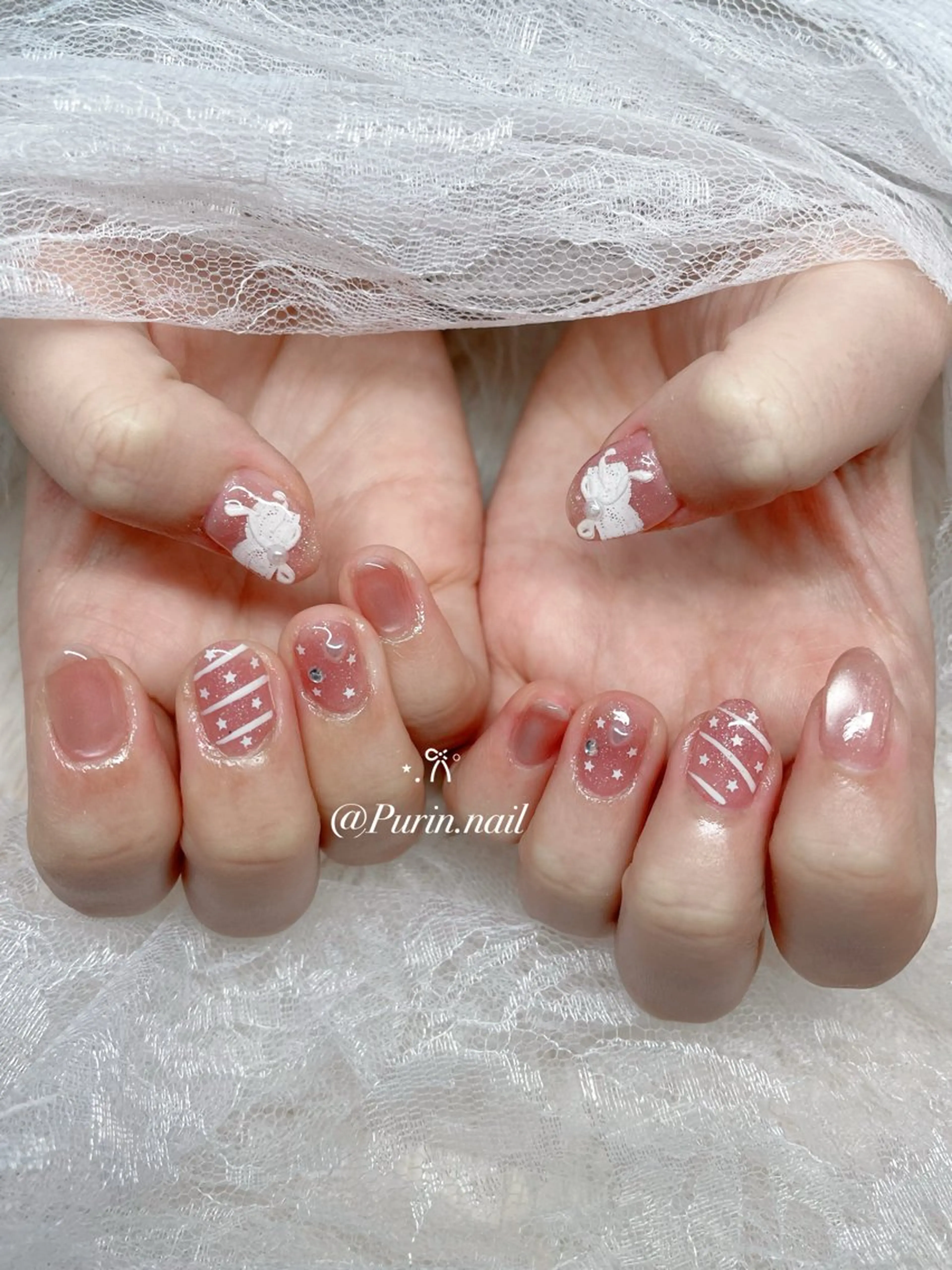 ネイル ハンドネイル Nails by Purin🍮のネイルデザイン