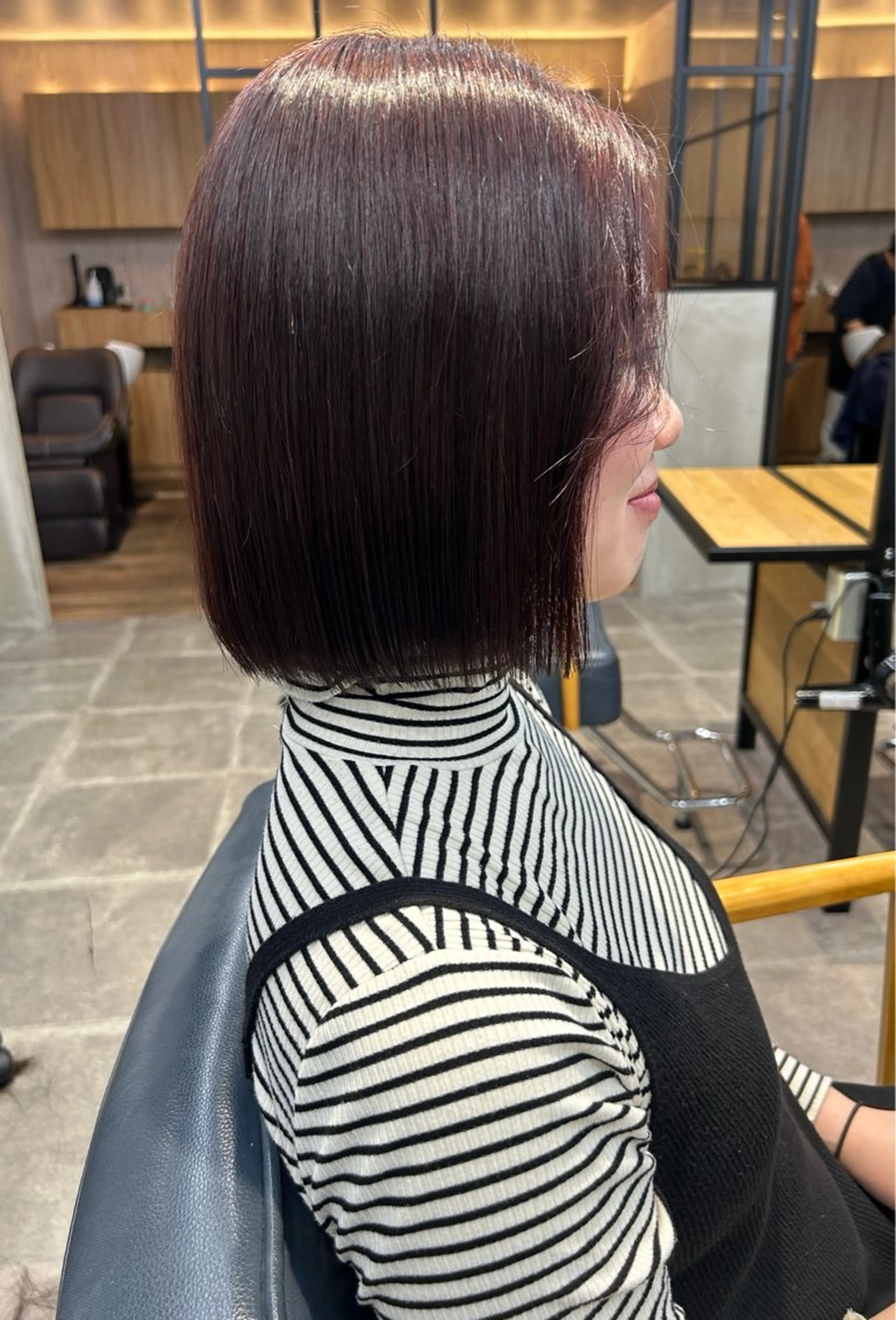 ミディアム カラー カット ヘアカラー トリートメント newi梅田🫧韓国 ヘア🫧sakiのヘアスタイル