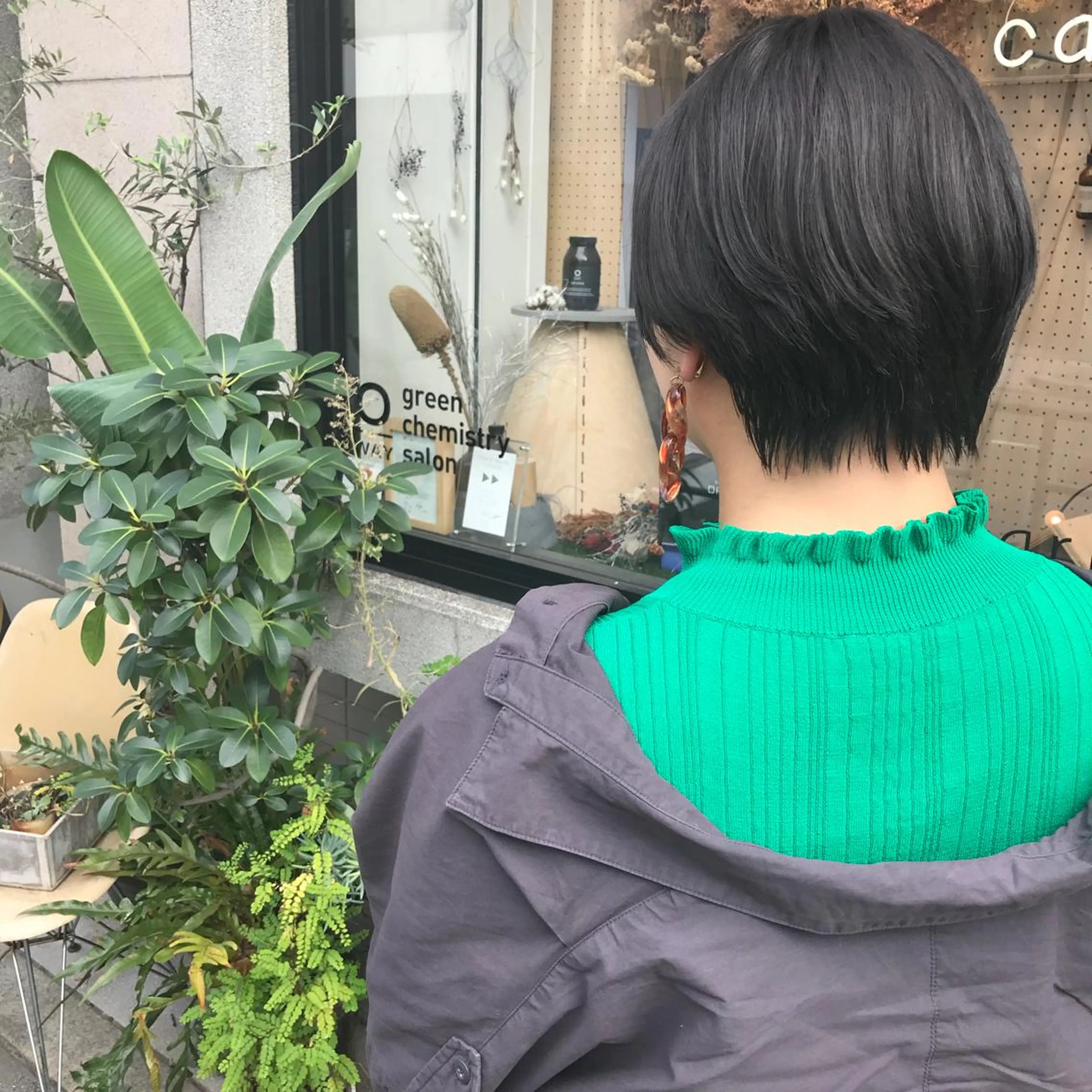 ショート カット ヘアカラー トリートメント 艶髪color💎髪 質改善ストレート大吉のヘアスタイル