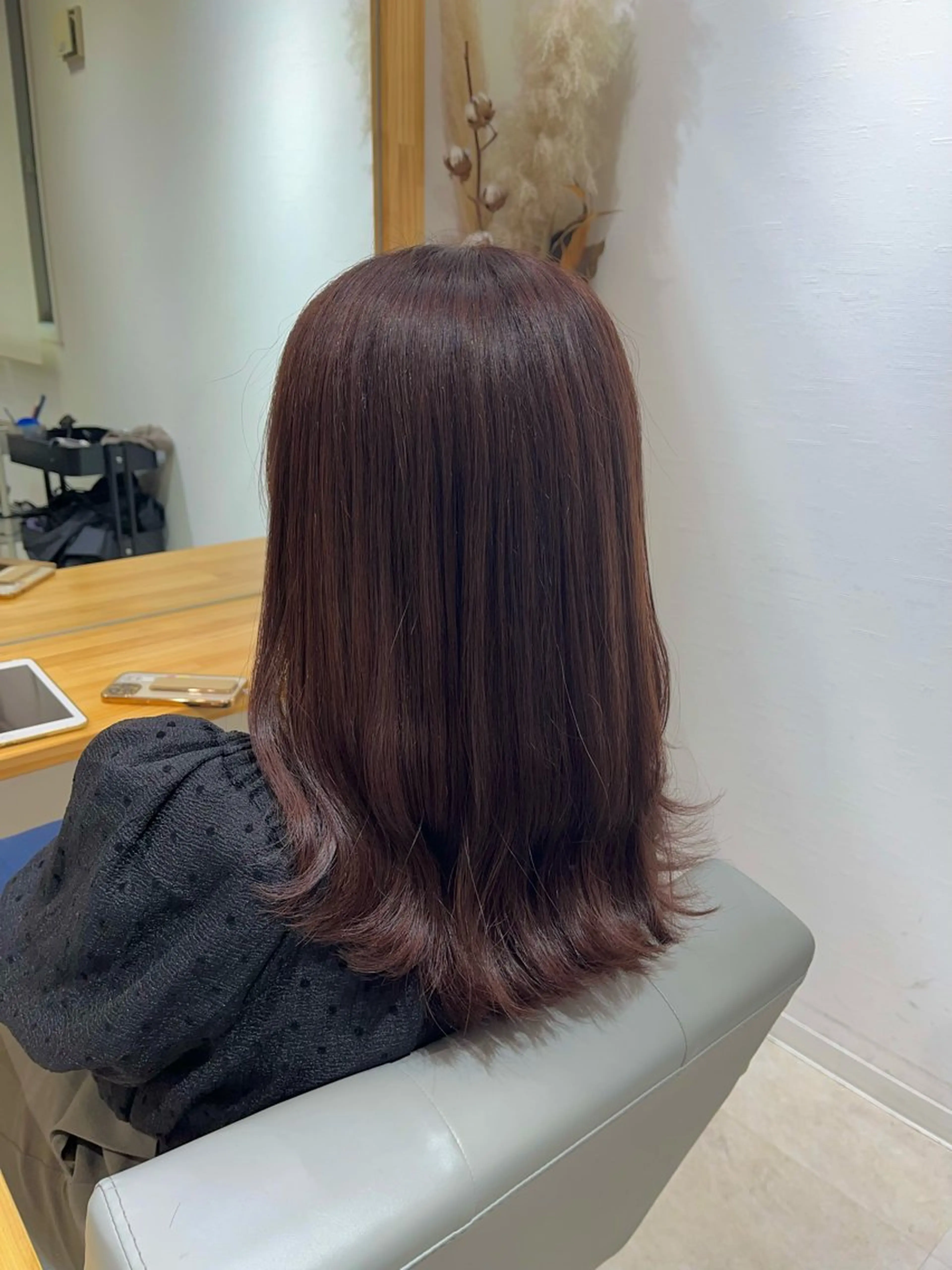 セミロング カラー 【ニュアンスカラー・ 髪質改善】スズキカナのヘアスタイル