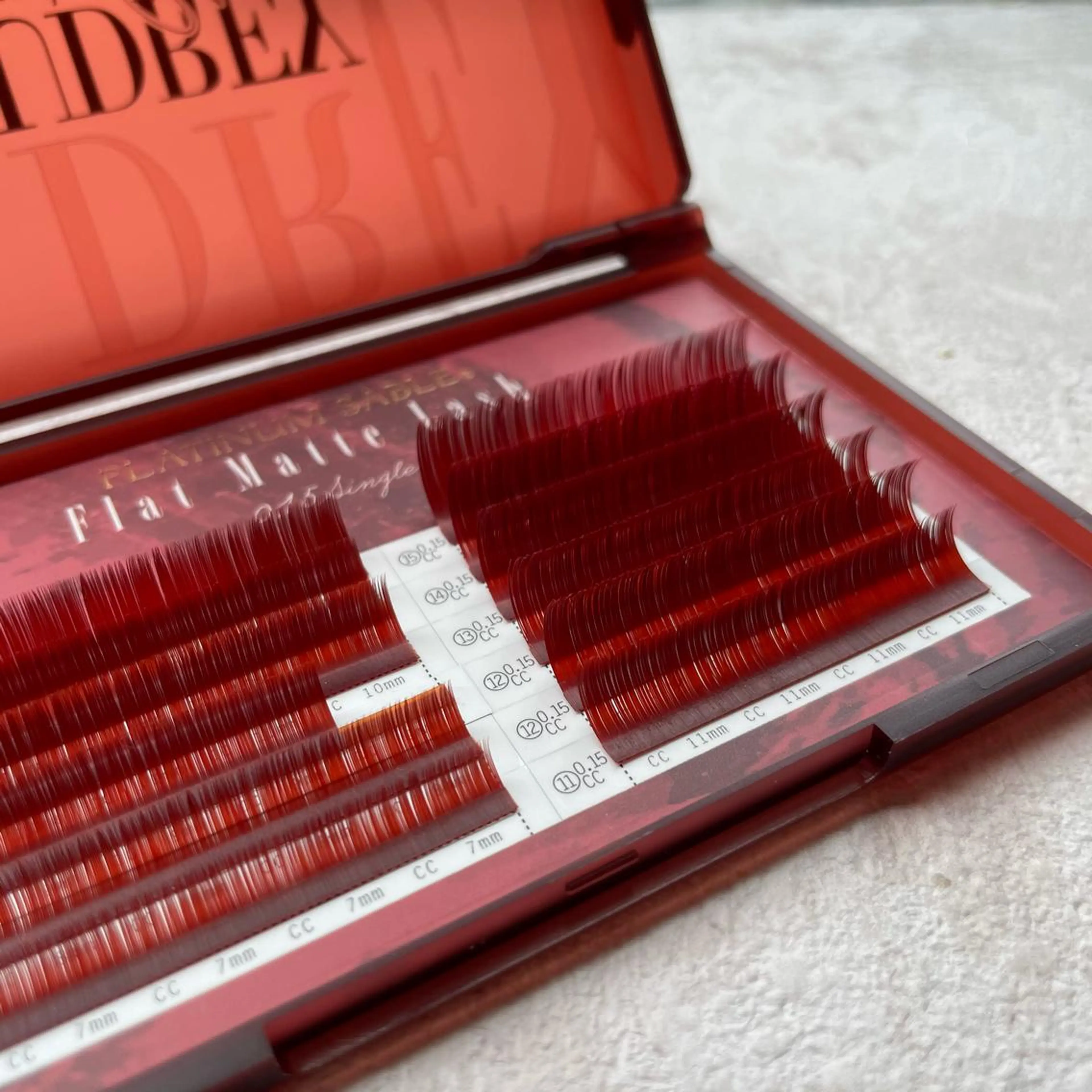 マツエク・マツパ Cカール フラットラッシュ lucolu Rikaのマツエク・マツパデザイン