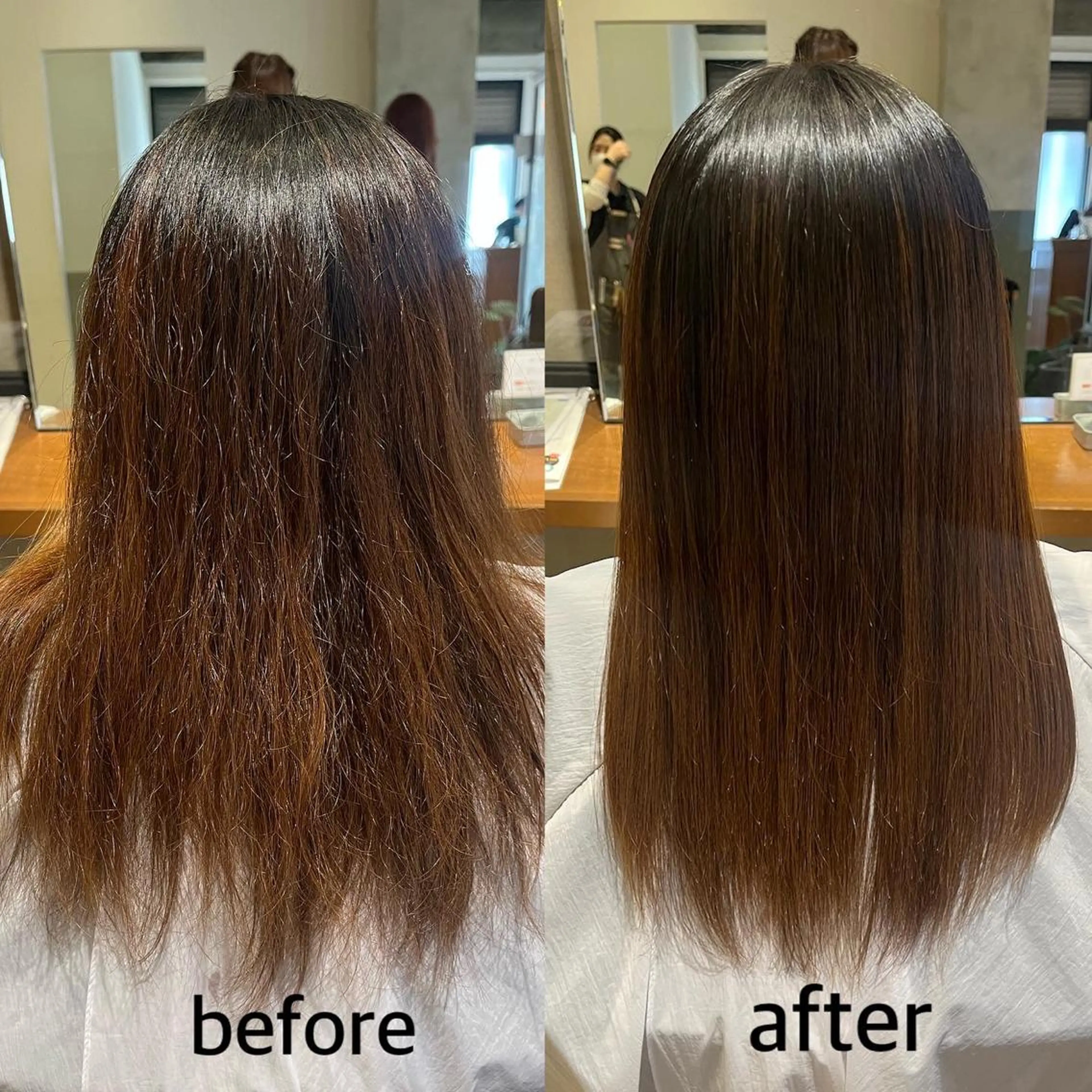 セミロング トリートメント 酸熱トリートメント ✿ すずかのヘアスタイル