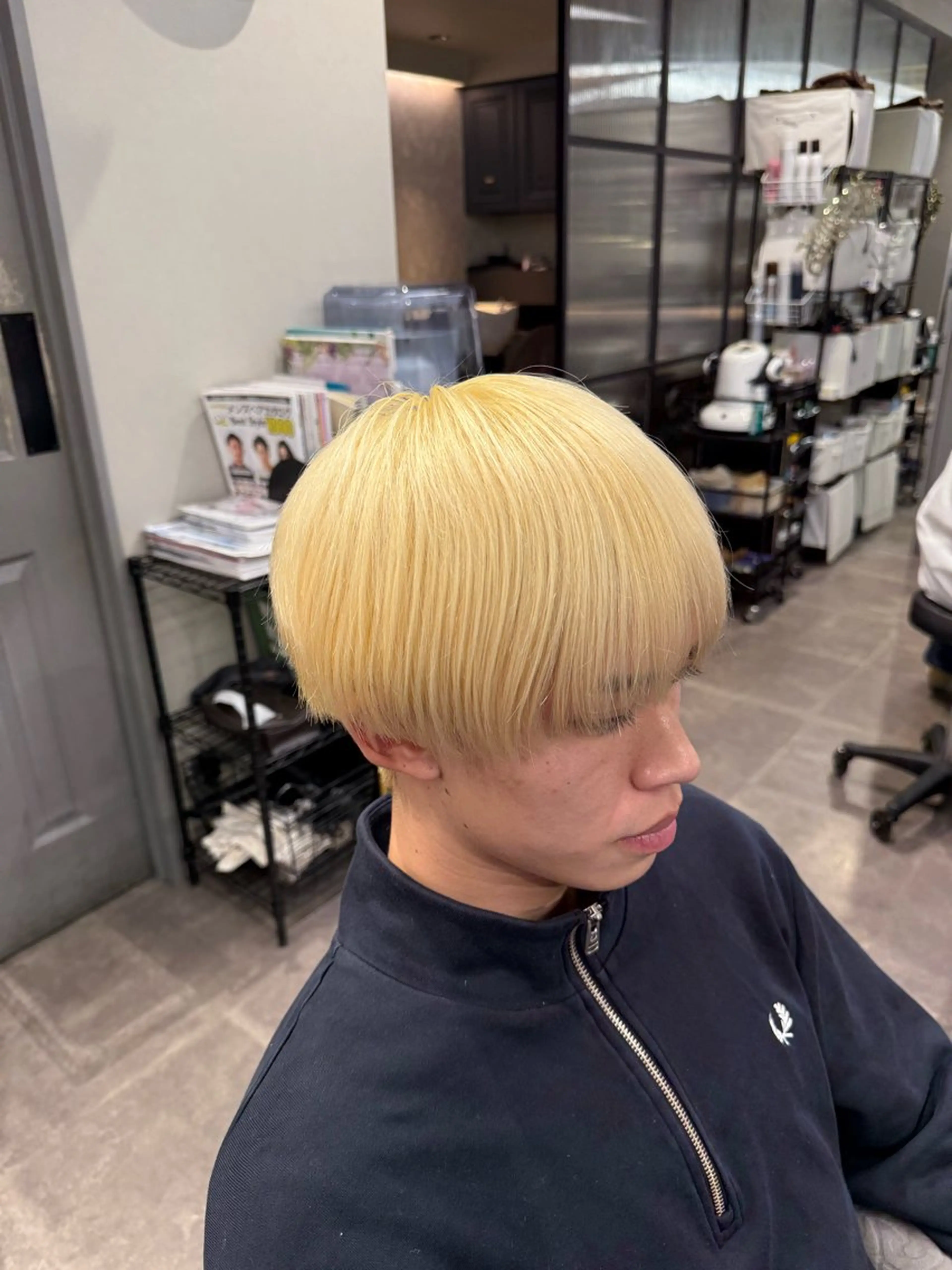 ショート カラー メンズ カット ヘアカラー トリートメント 髙橋 翔一のヘアスタイル