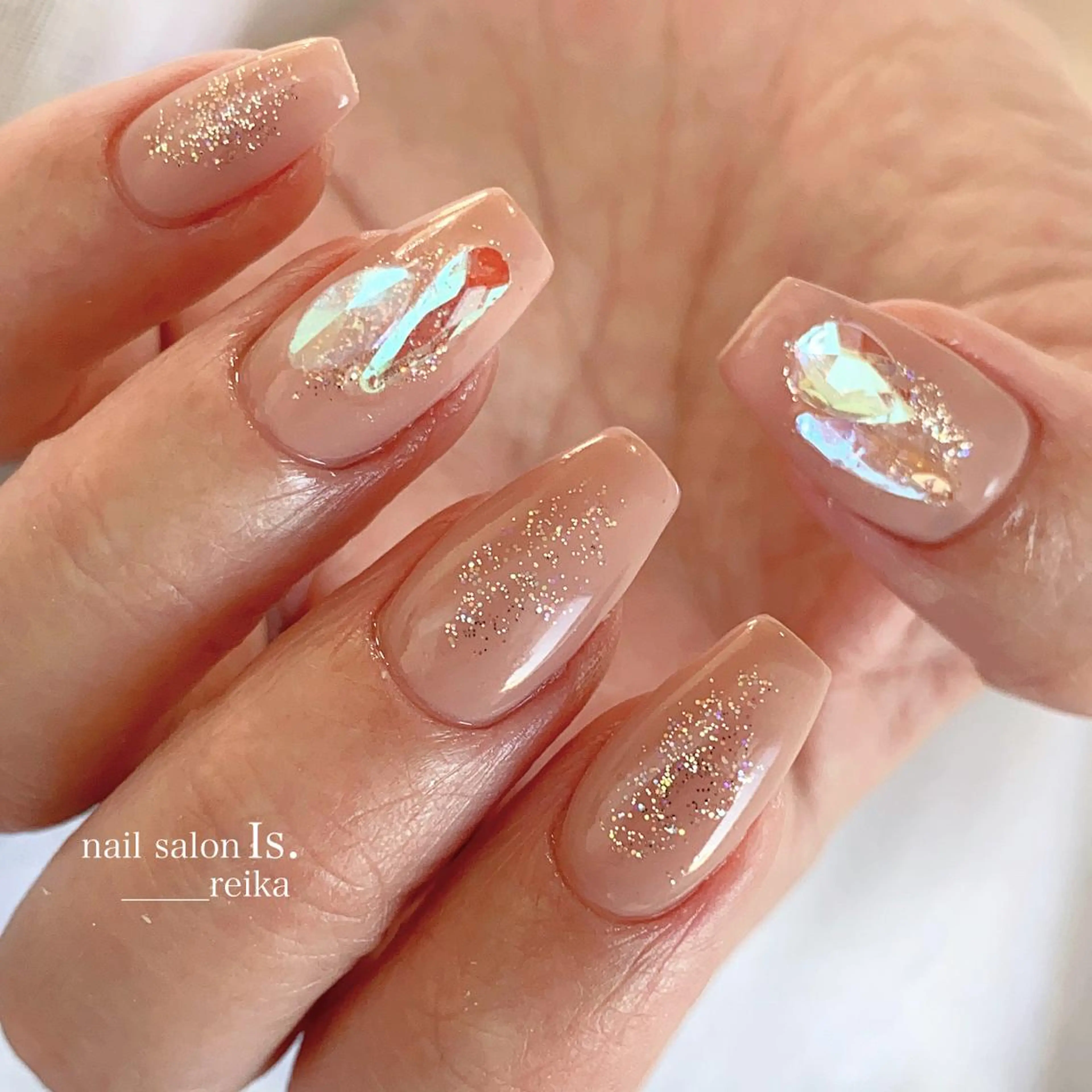 ネイル キラキラネイル nail salon Is.  reikaのネイルデザイン
