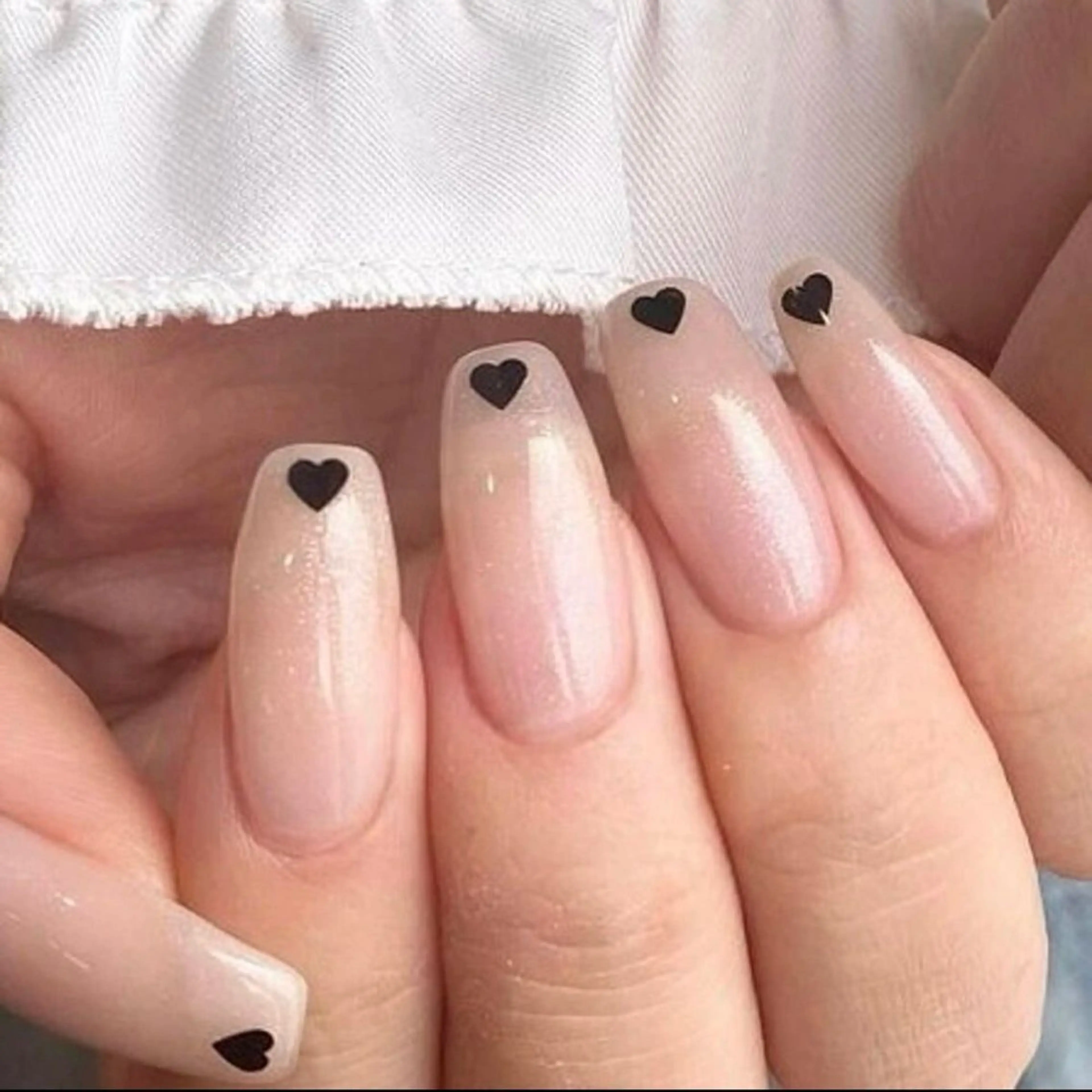 ネイル ハート 持ち込み バレンタイン RINN ANA.CHUOのネイルデザイン