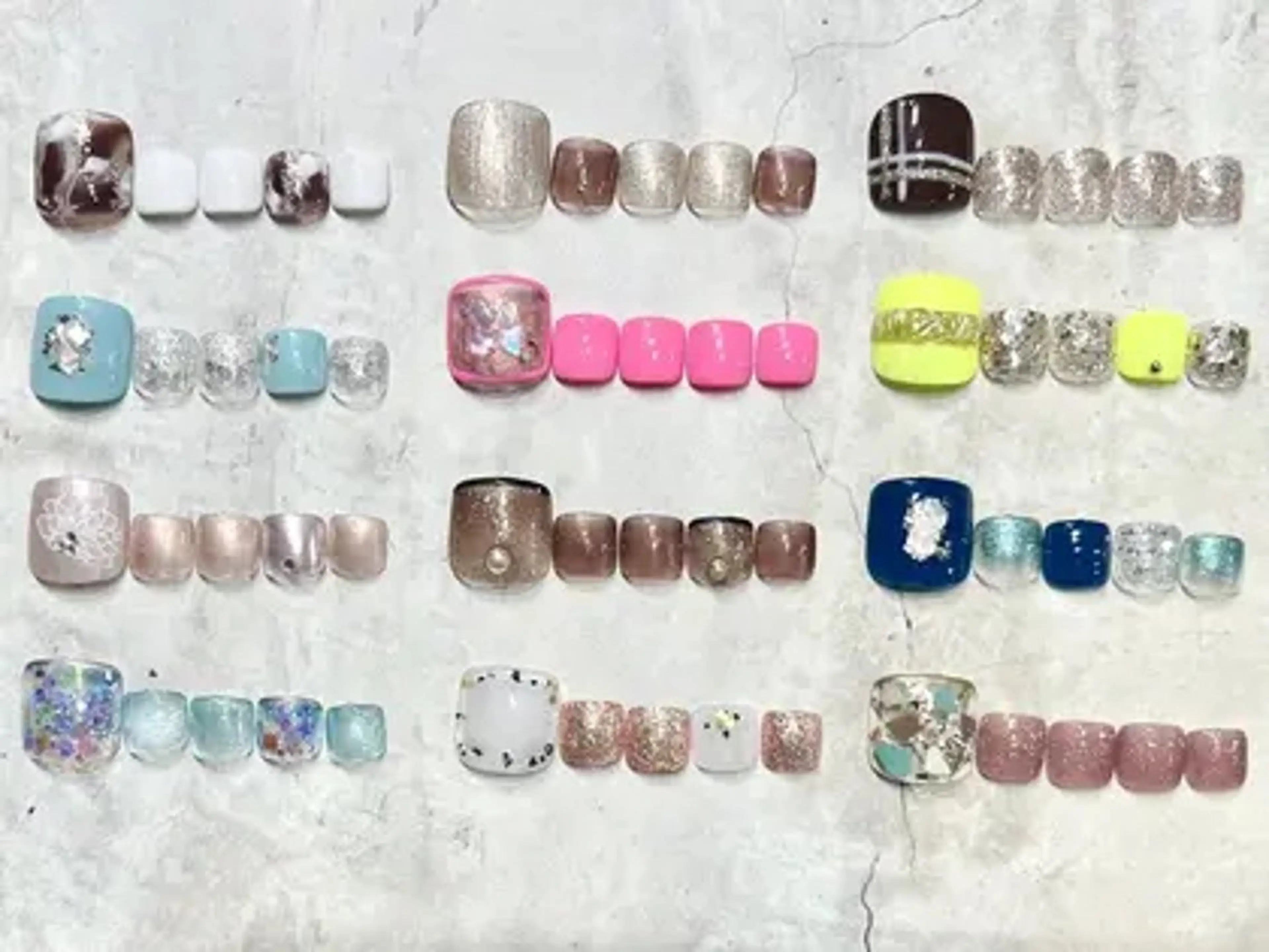 ネイル フットネイル LisBlanc ATSUKOのネイルデザイン