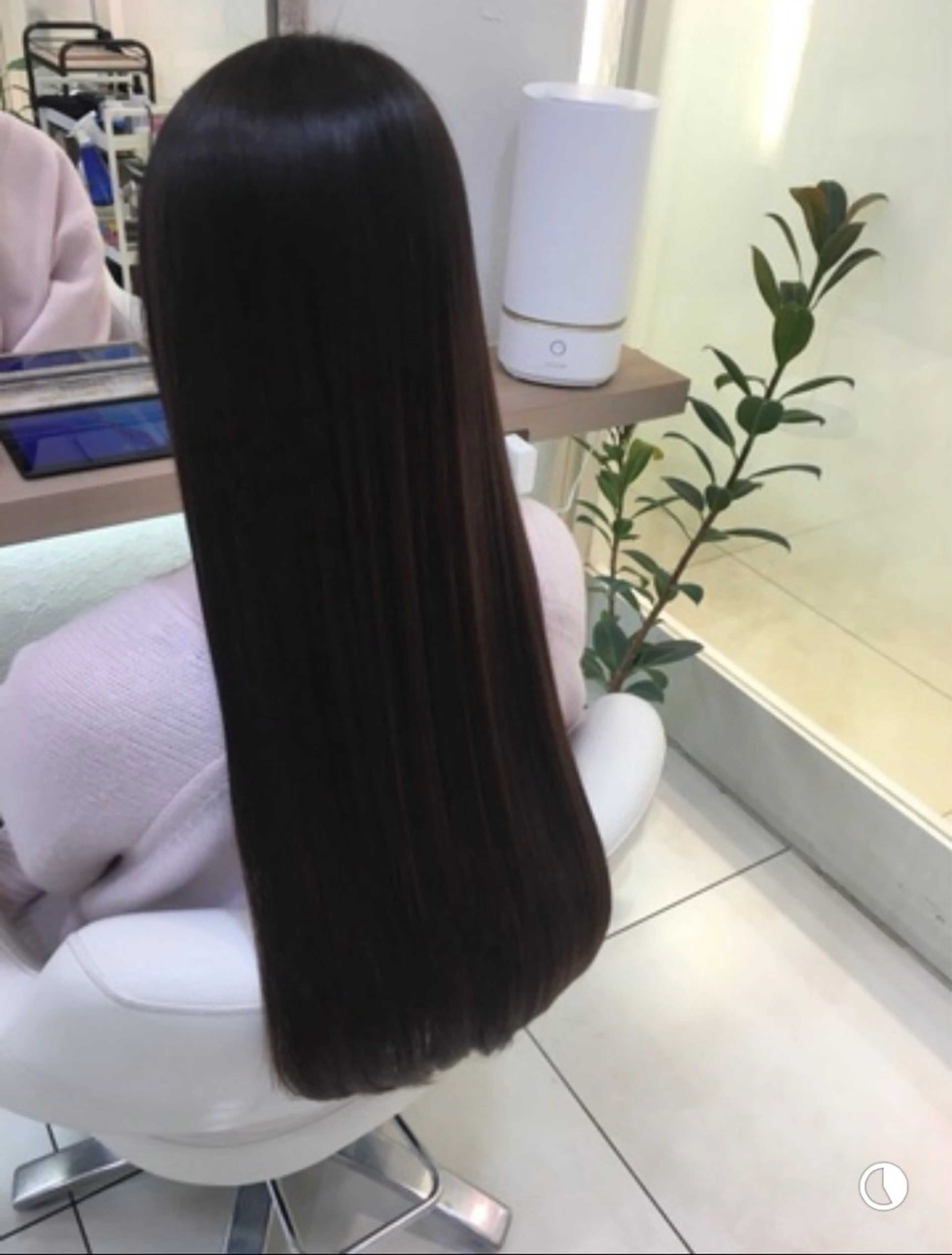 ロング パーマ カット 縮毛矯正 トリートメント 髪質改善/縮毛矯正 ササキナツミのヘアスタイル