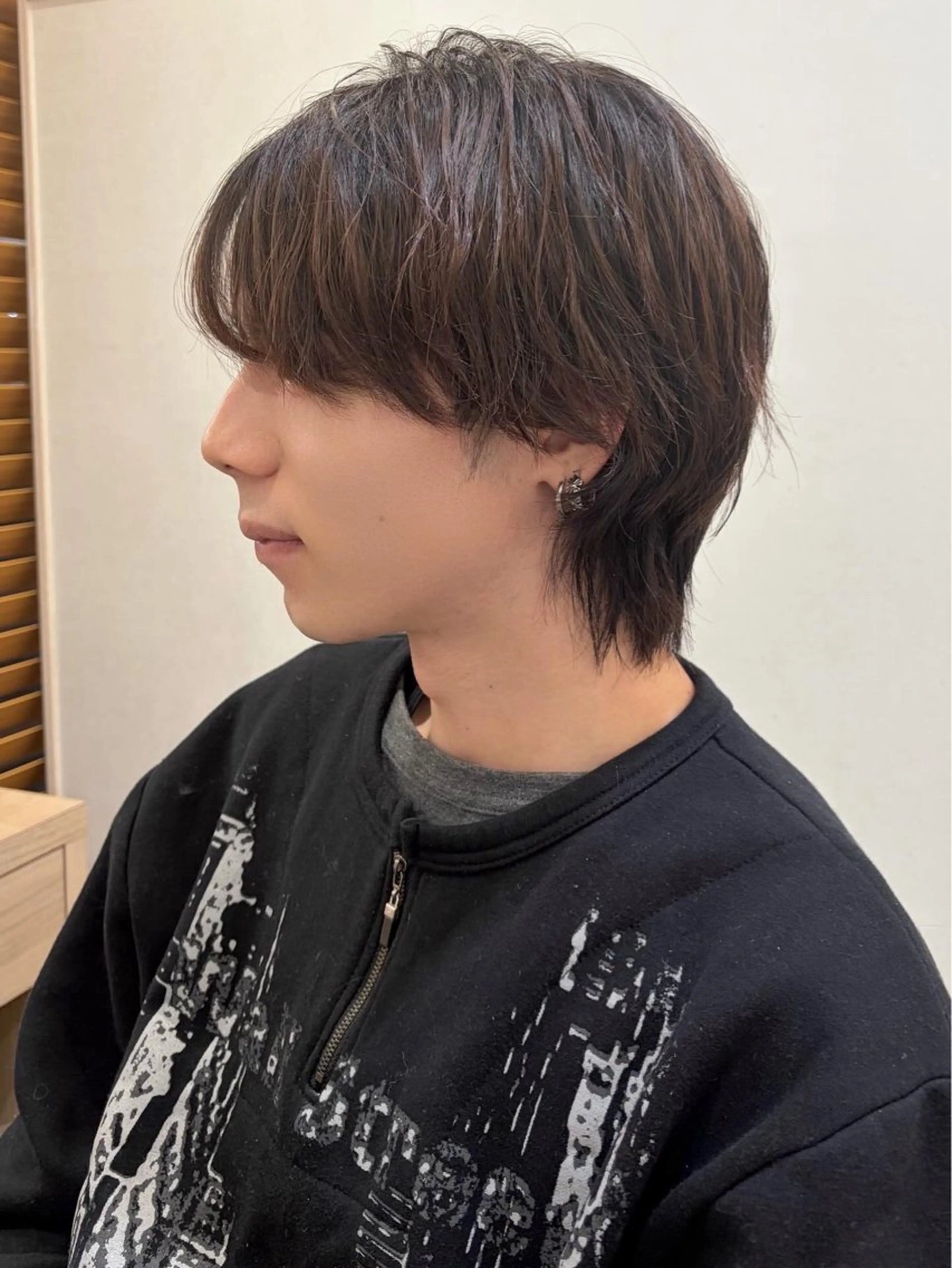 メンズ マッシュウルフ マッシュ メンズウルフカット ウルフカット カット 畠野Hatano /メンズ/ボブのヘアスタイル