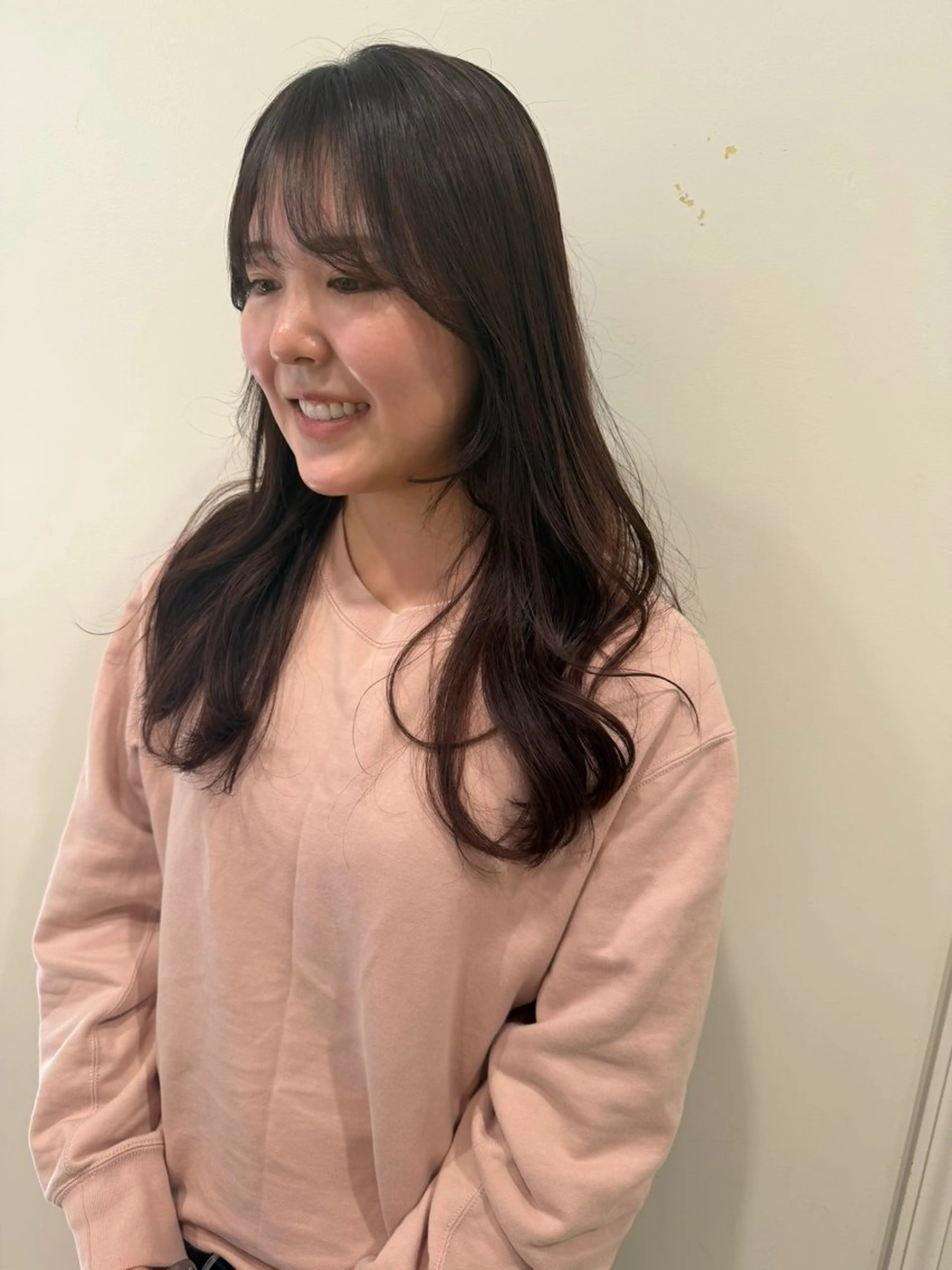 ロング カラー 片山千晴✨ツヤ髪 ✨顔まわりカット✨のヘアスタイル