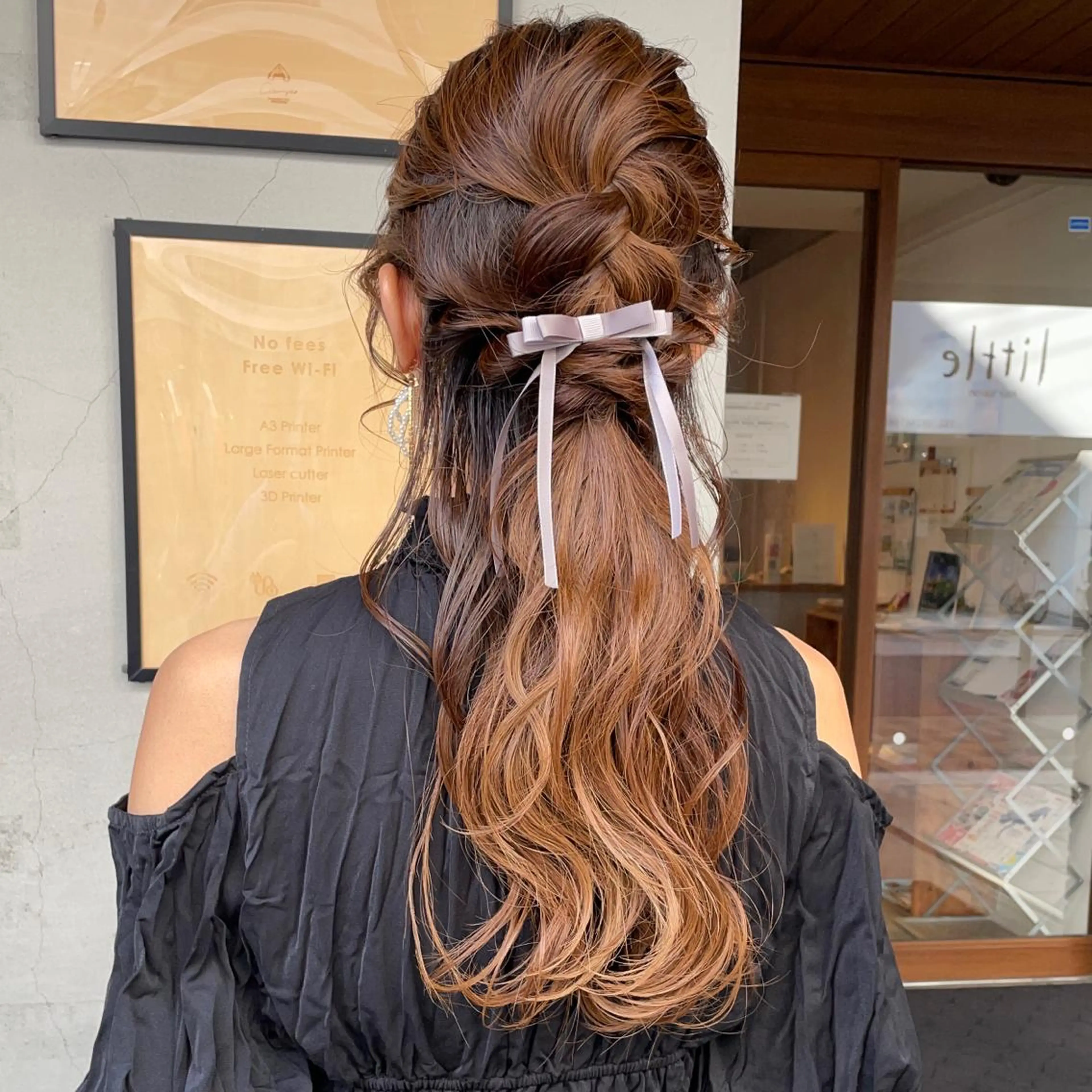 ロング ヘアアレンジ ヘアセット 小濱 拓也のヘアスタイル