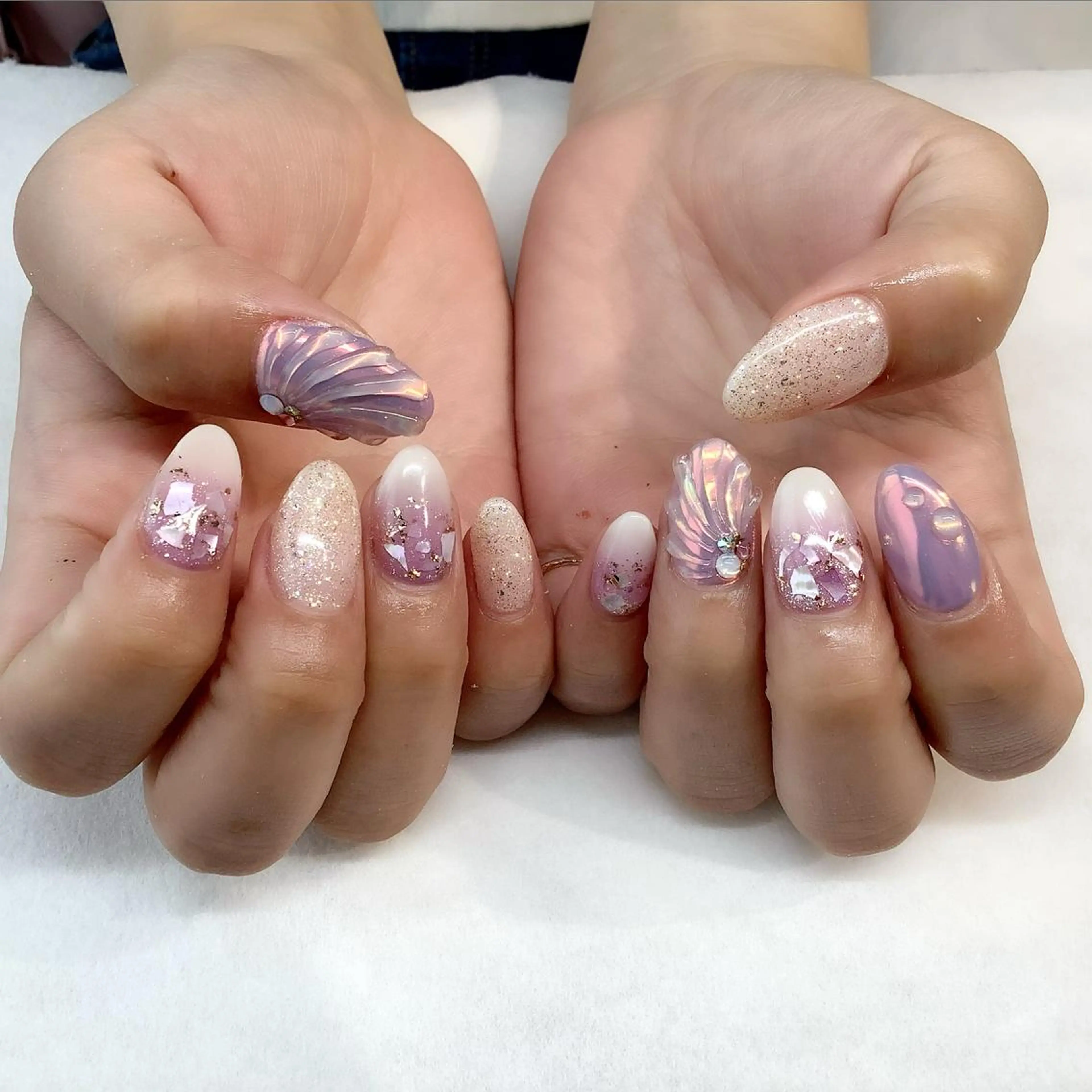 ネイル ハンドネイル 💎🐰 saki. m 🐰💎のネイルデザイン