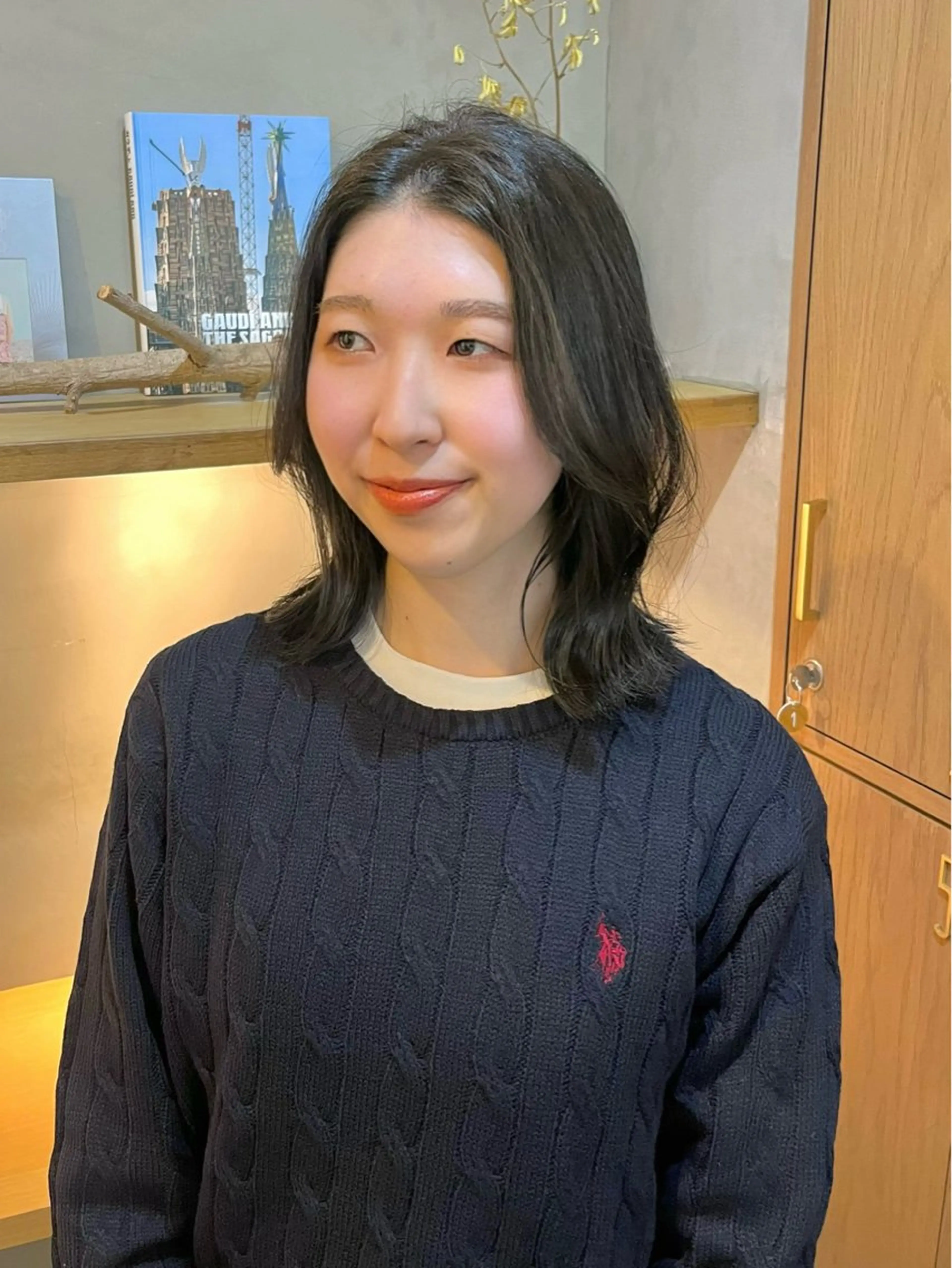 ミディアム 伊藤ゆかり/髪質改善 /透明感カラーのヘアスタイル