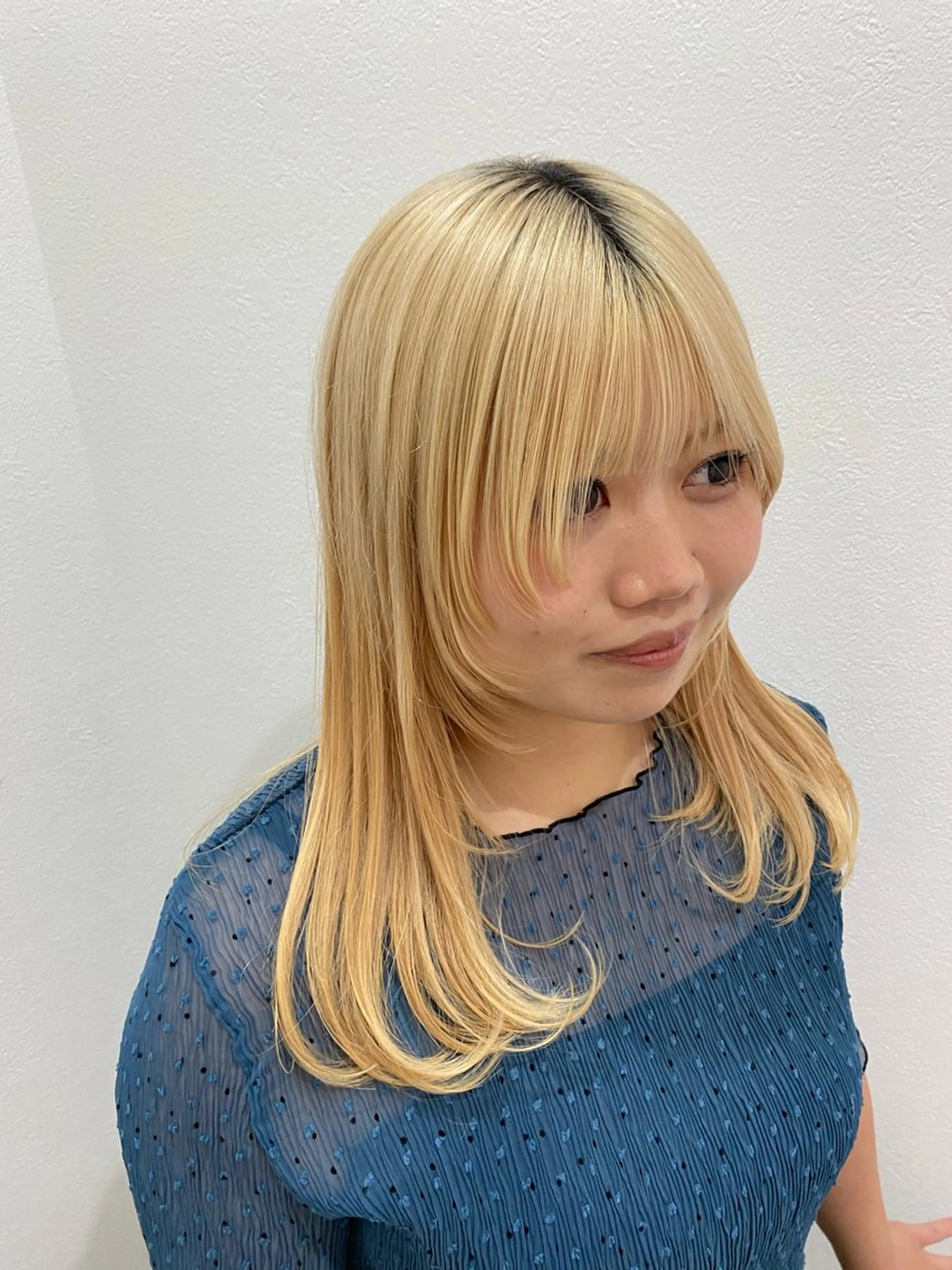 ロング カラー 藤野 凪沙のヘアスタイル