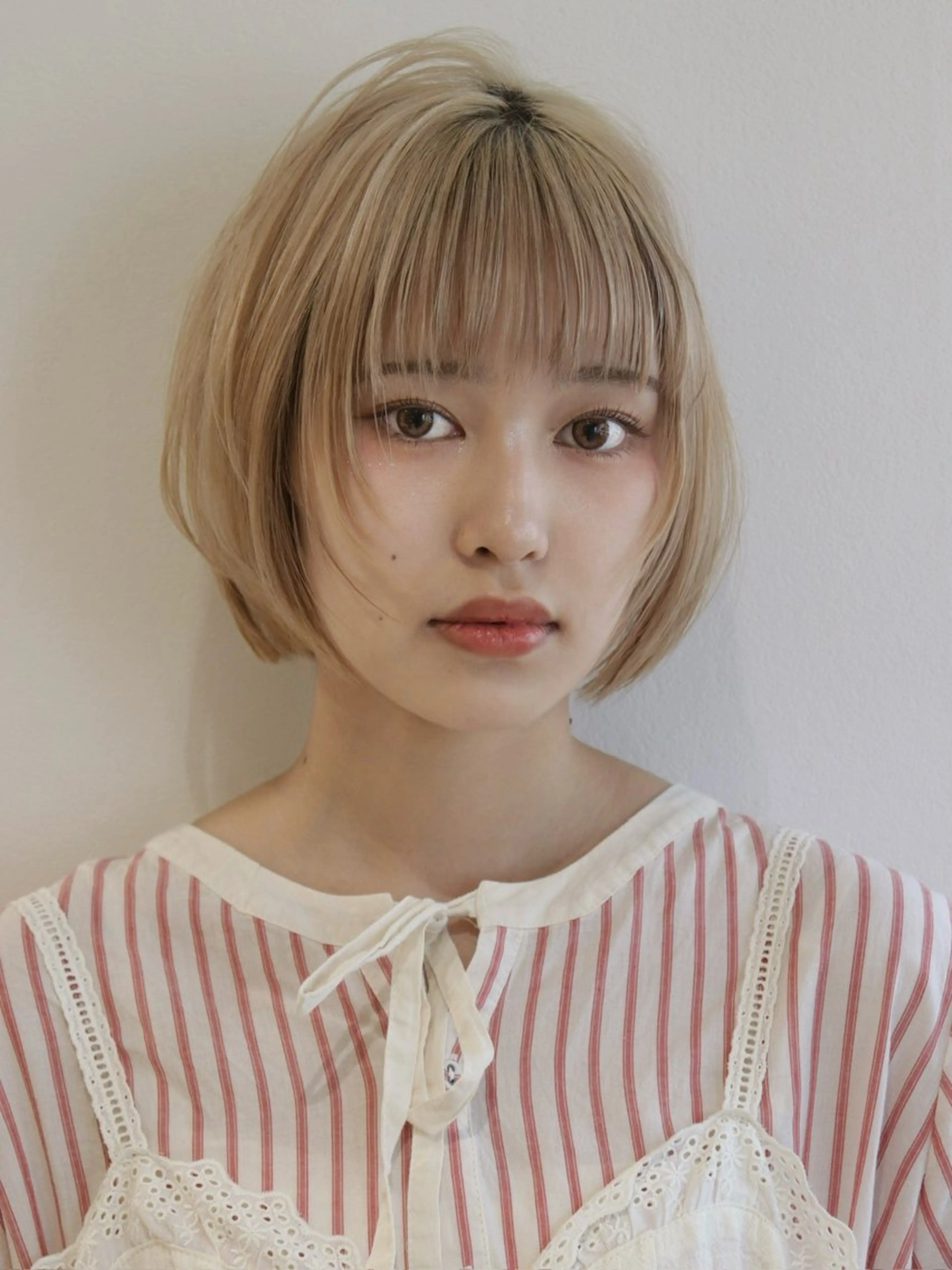 ショート けいし🐬ボブ 美髪縮毛矯正のヘアスタイル