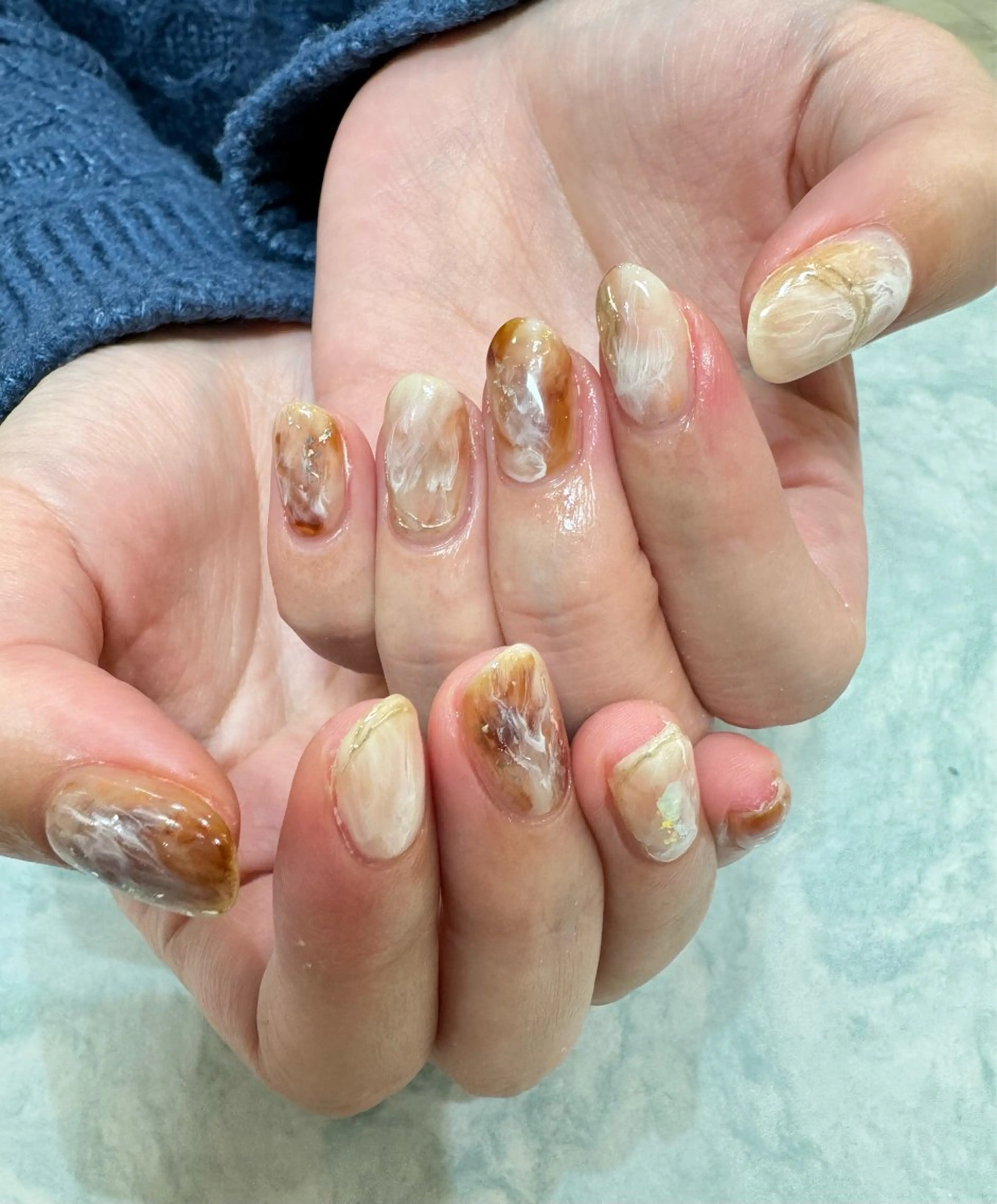 ネイル ハンドネイル nailist kanae🦖のネイルデザイン