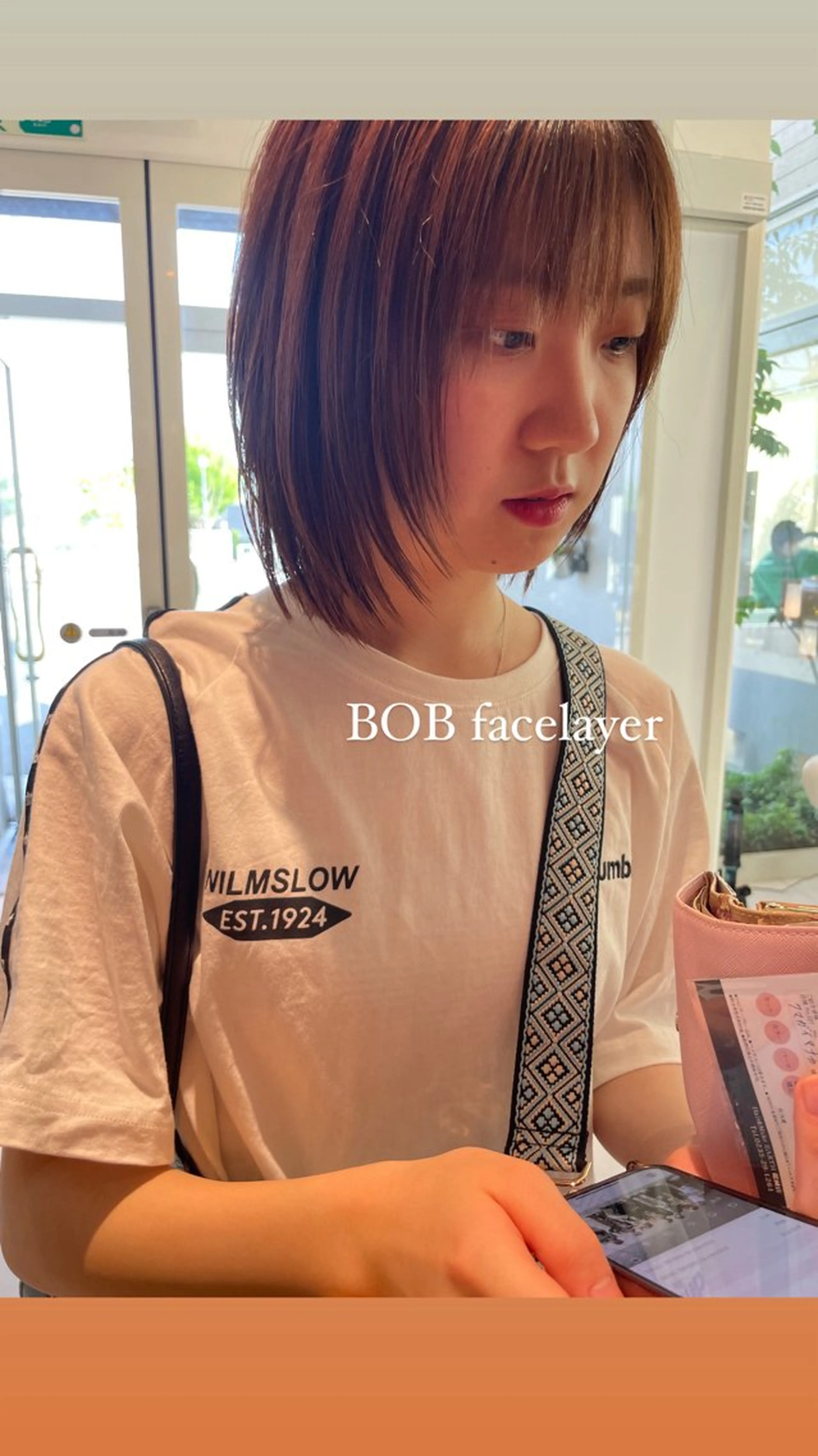 ミディアム カラー ショートボブ インナーカラー ボブ 鶴岡で縮毛矯正なら お任せ！ハヤシナオミのヘアスタイル