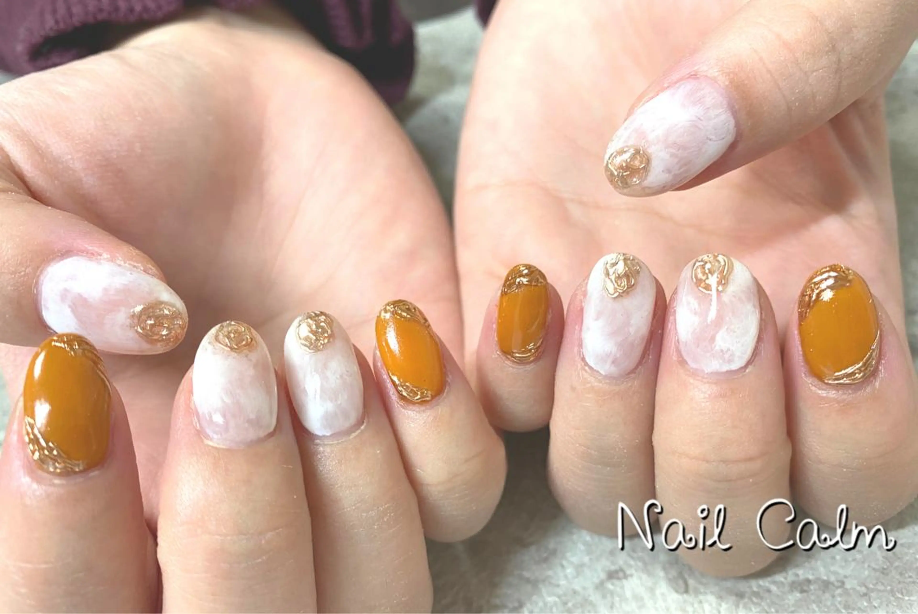 ネイル アートネイル ハンドネイル Nail Calm所属・プライベートサロン Calmのネイルデザイン