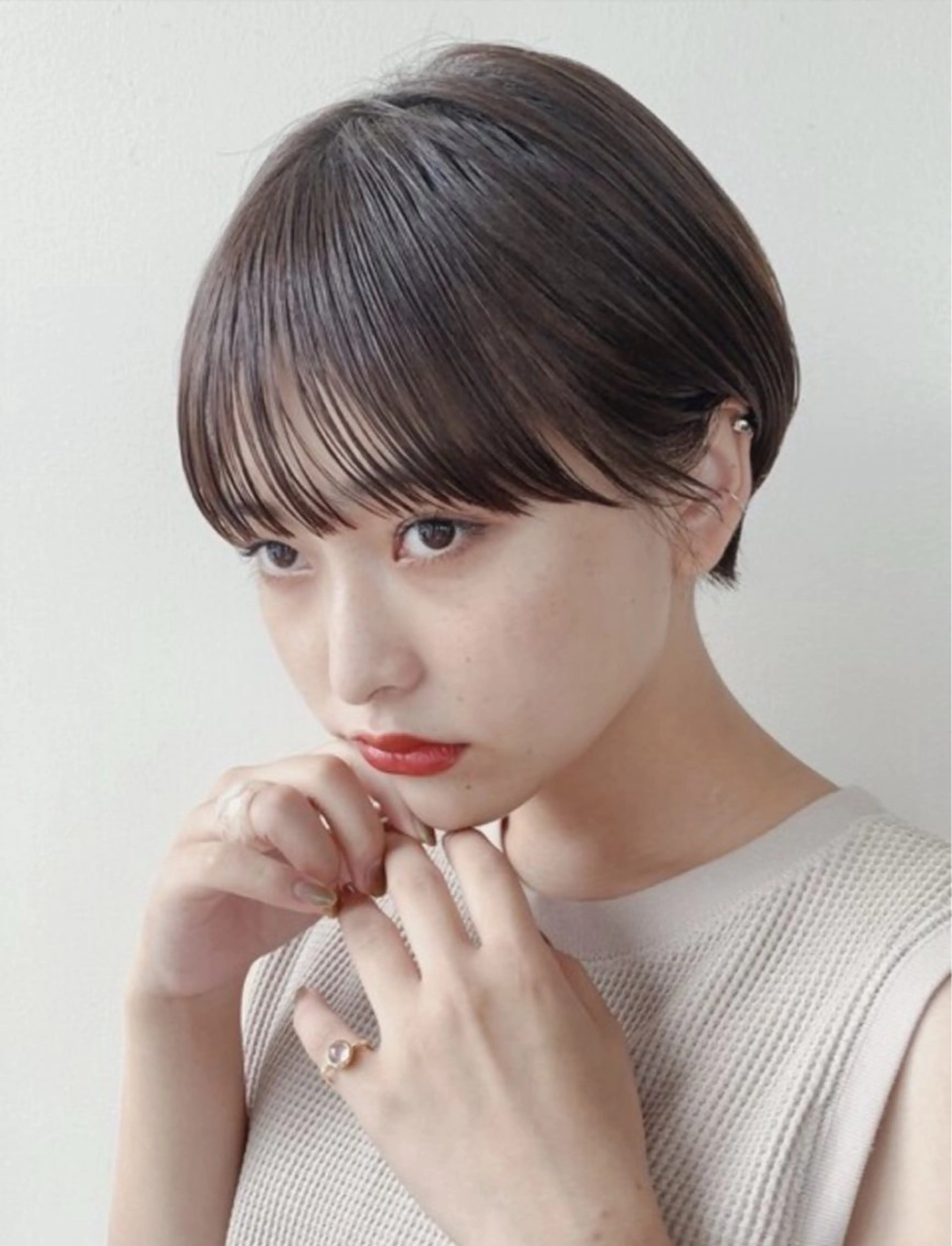 💎料金無料💎12月限定優先🎈小顔レディースショートカット＋大人気Aujuaトリートメント付き✨の写真