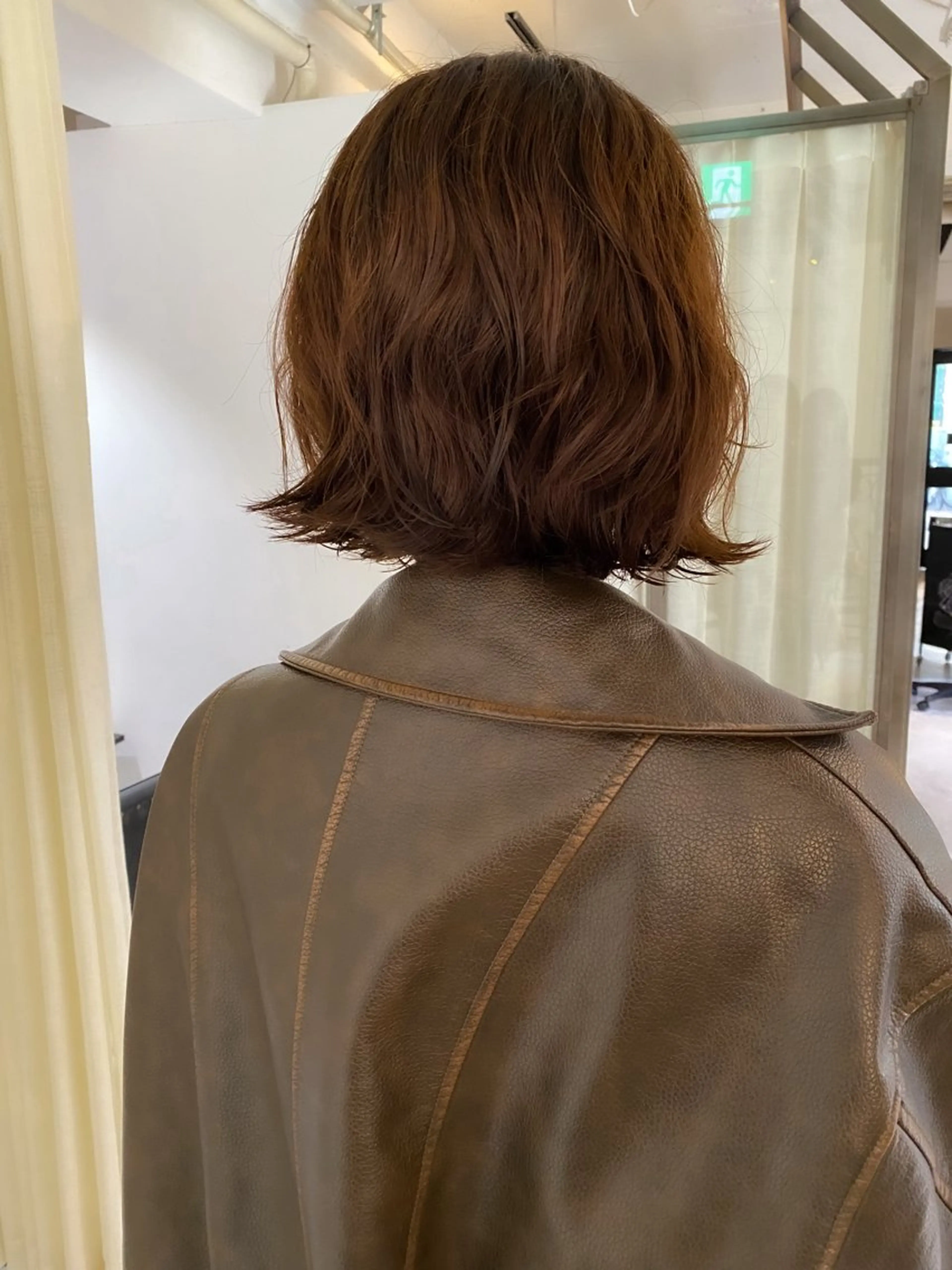 ミディアム パーマ FERIA 緑地公園 ⭐️伏田愛奈⭐️のヘアスタイル