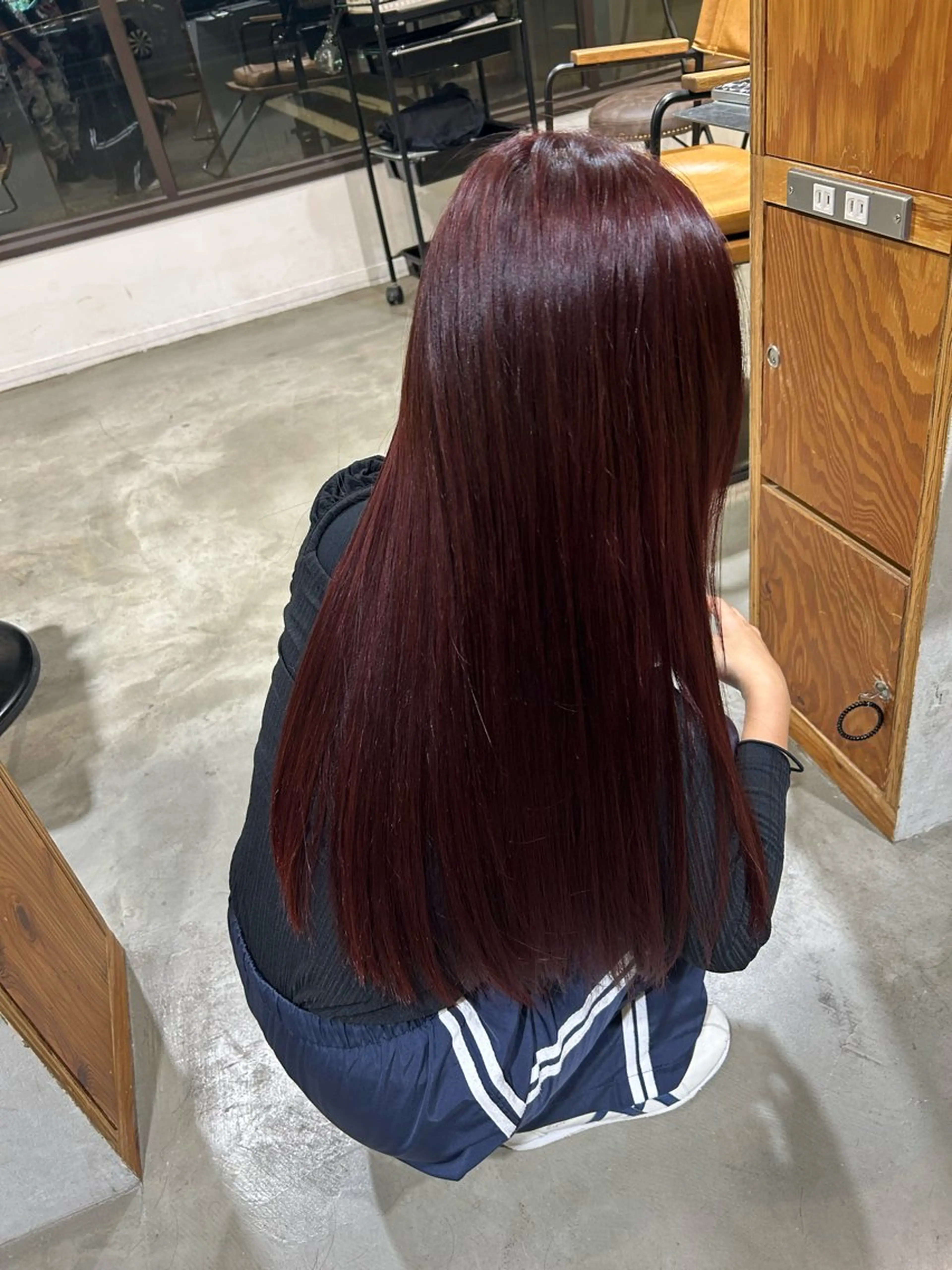 ミディアム ヘアカラー くろだ まみのヘアスタイル