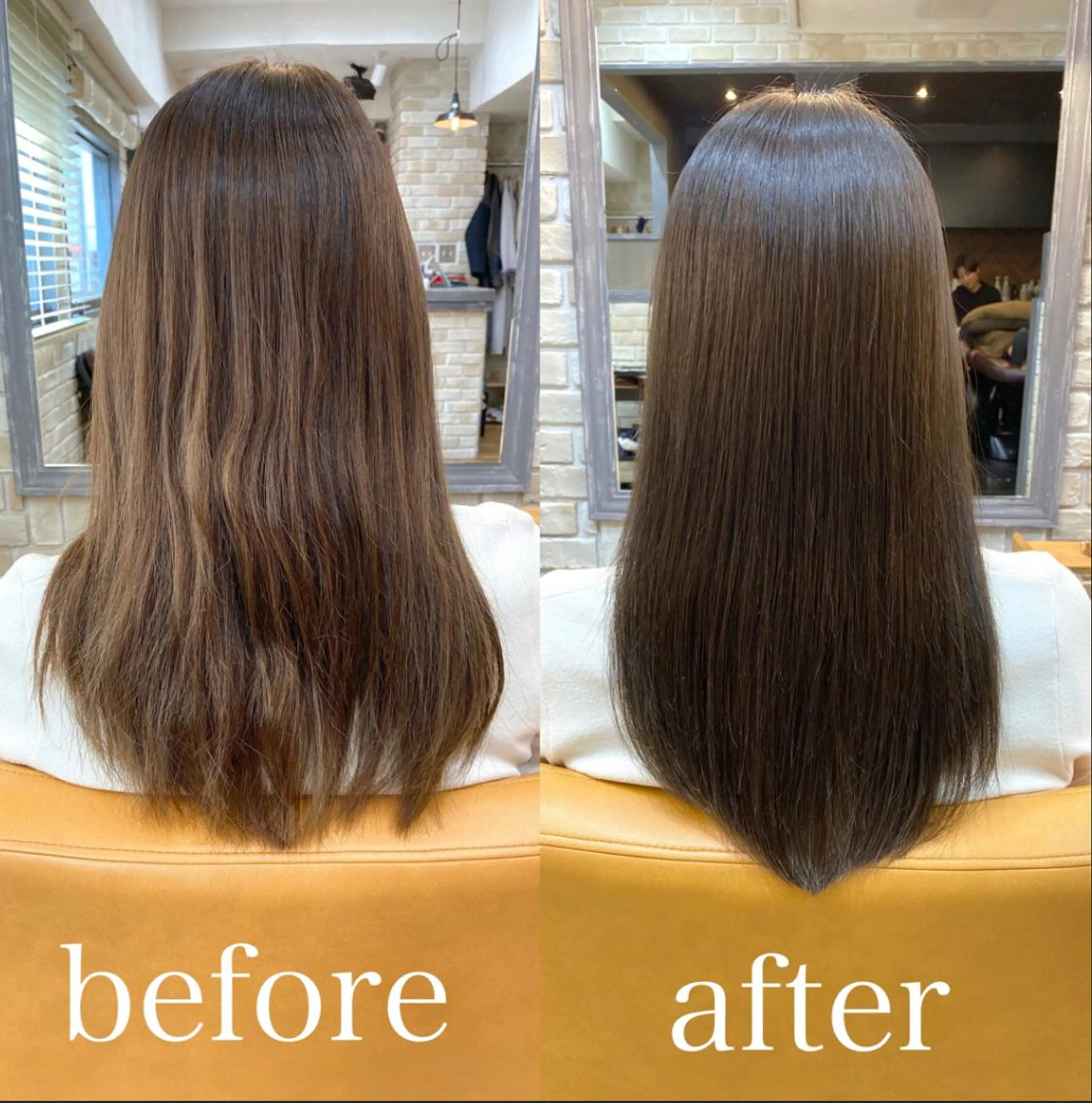 ロング 美髪矯正 蓮のヘアスタイル