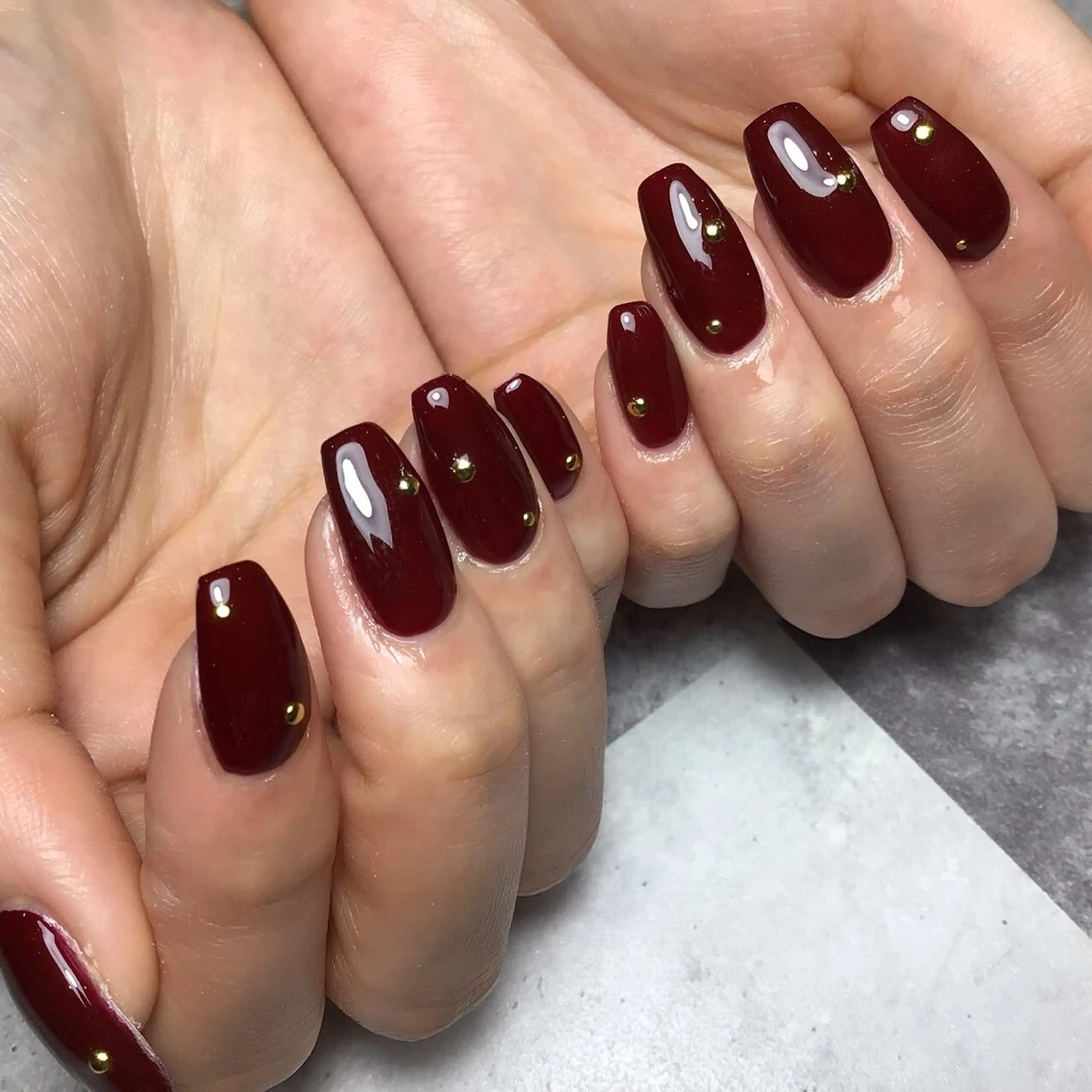 ネイル ジェルネイル マグネットネイル パラジェル Nail Day 四条烏丸店のネイルデザイン
