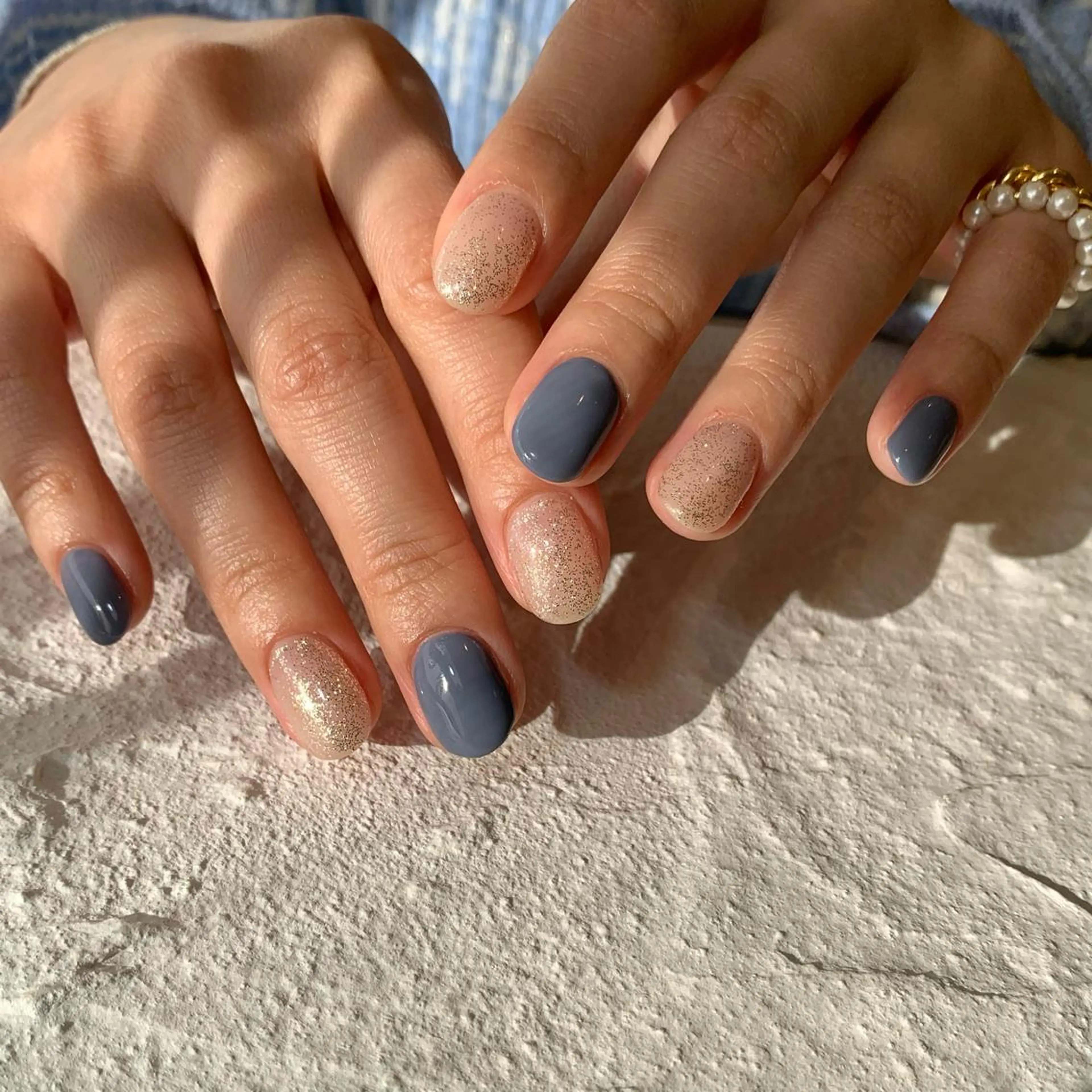 【hand✋🏽】ワンカラー💜の写真