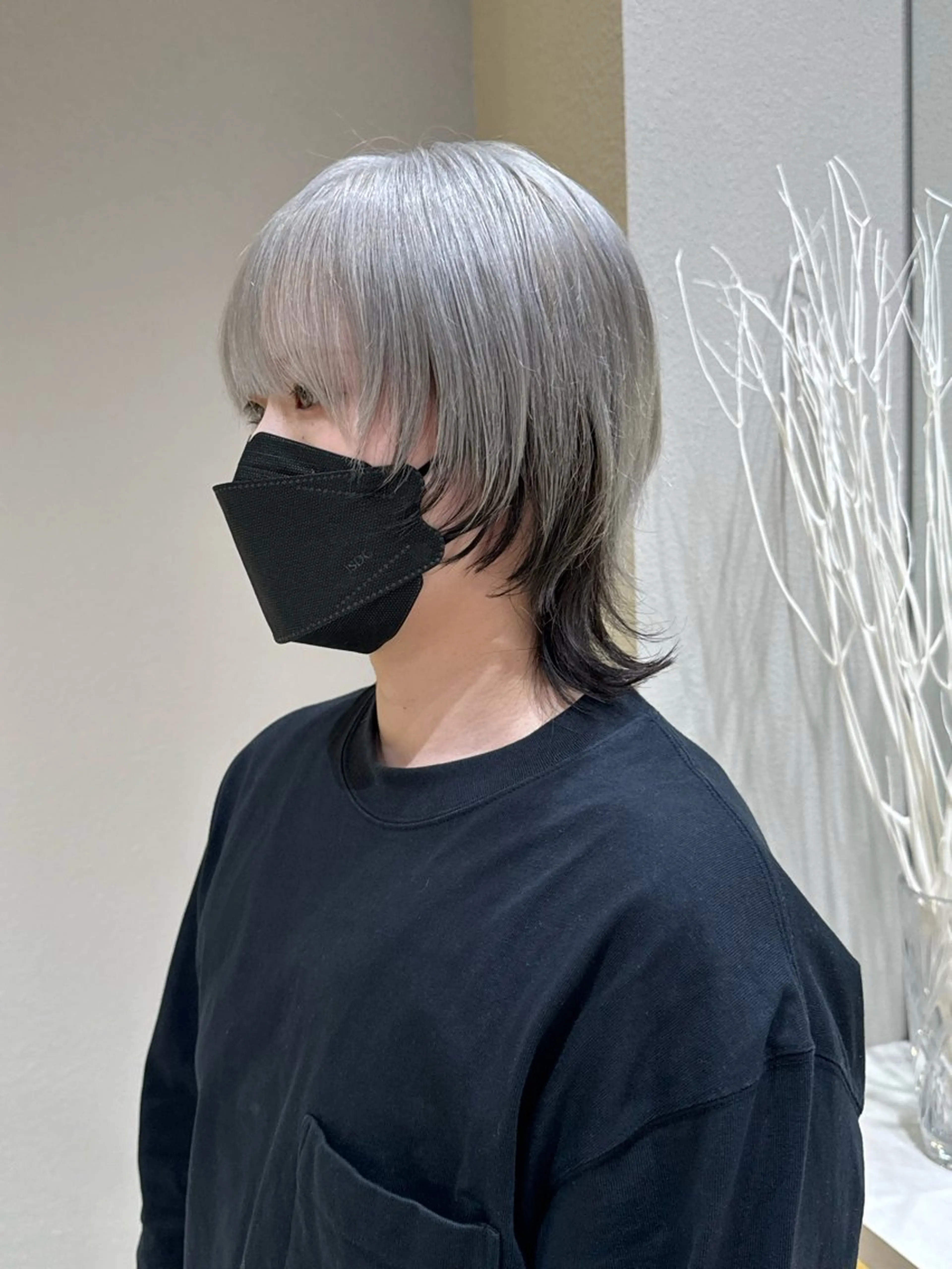 ミディアム ヘアカラー 🩵縮毛矯正・ボブ 岩原朋也🩵のヘアスタイル