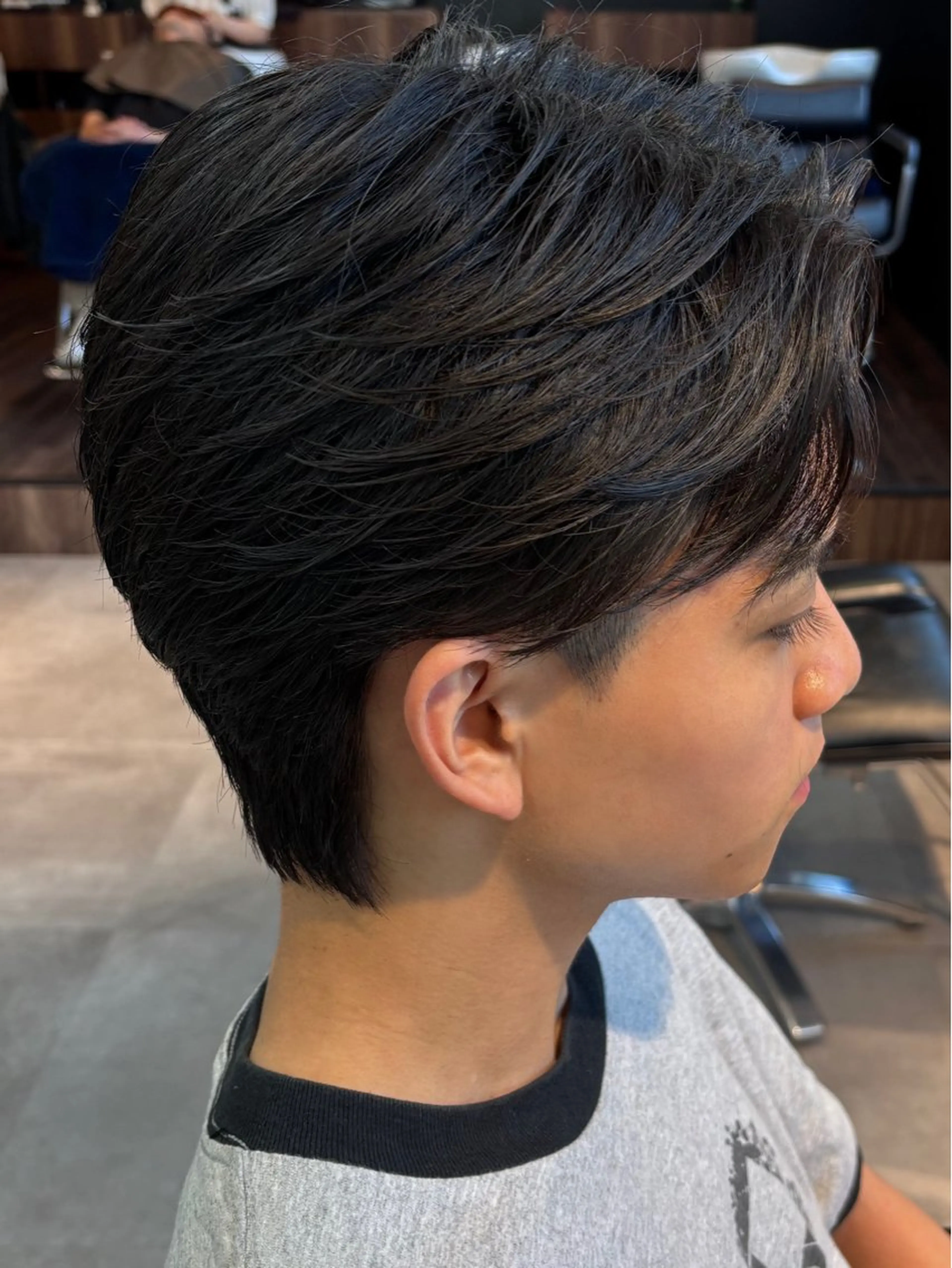 ショート メンズ カット 男に磨きをかけるフェ ードヘア👊🏼/森のヘアスタイル