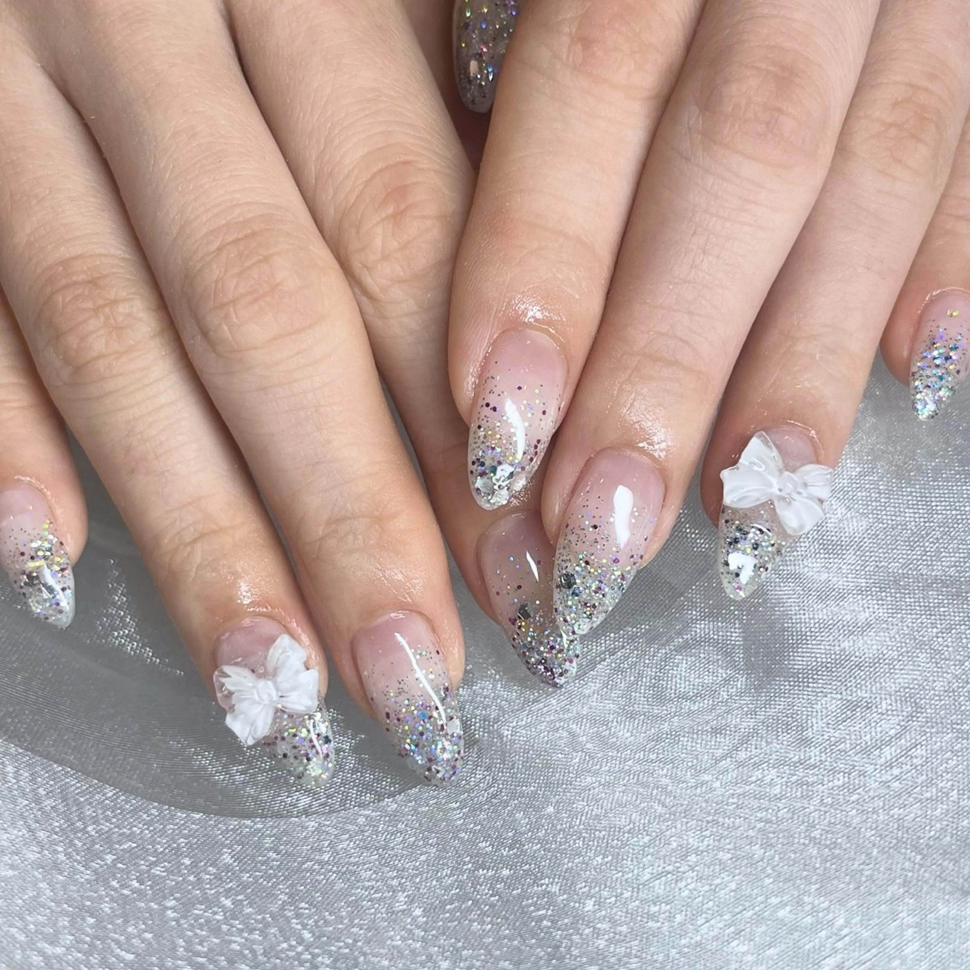 モデル様募集💅🏻11/17 14時～限定✨️10本チップ長さだしワンカラー🎀ིྀ(オフなしのみ)の写真