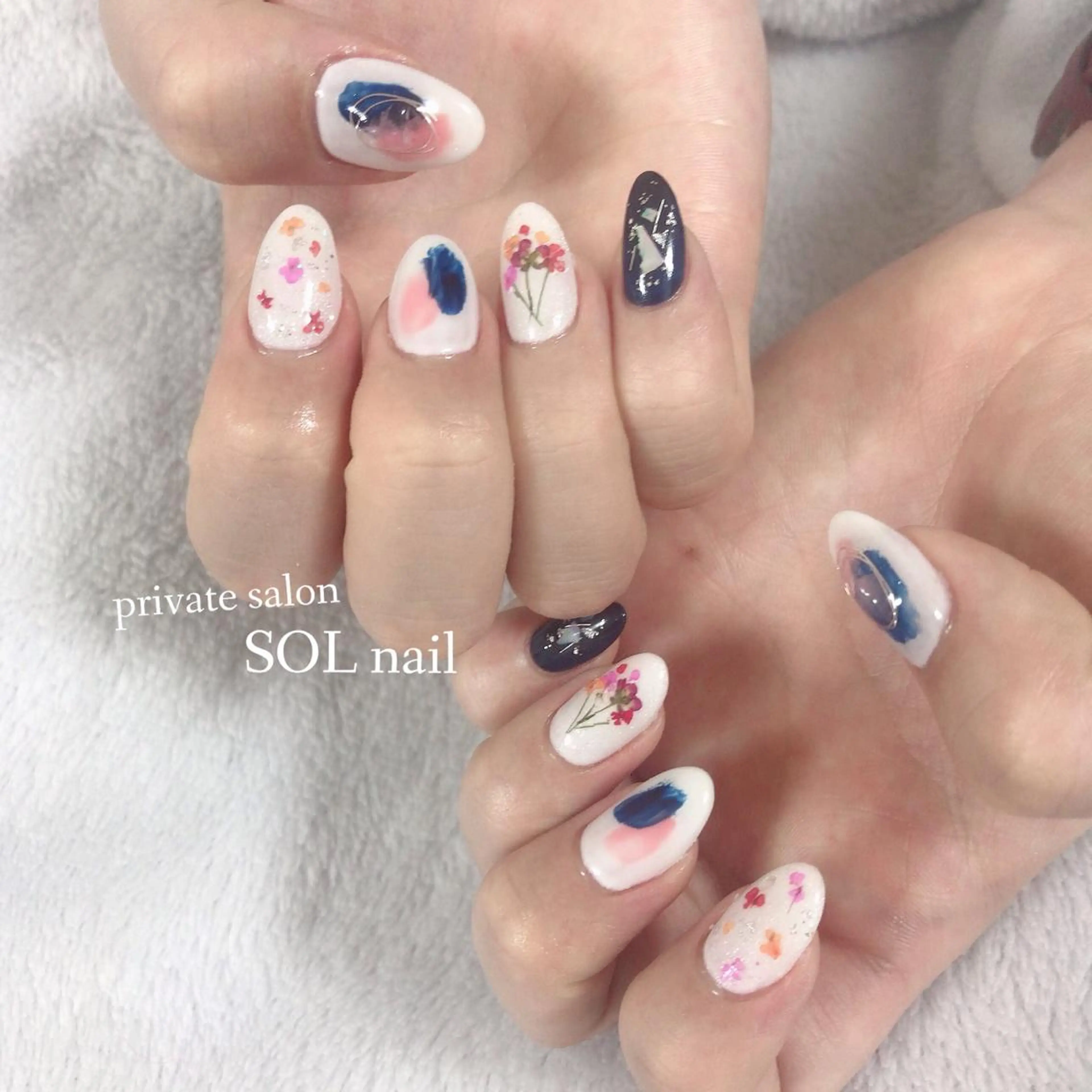 ネイル ハンドネイル SOL NAILのネイルデザイン