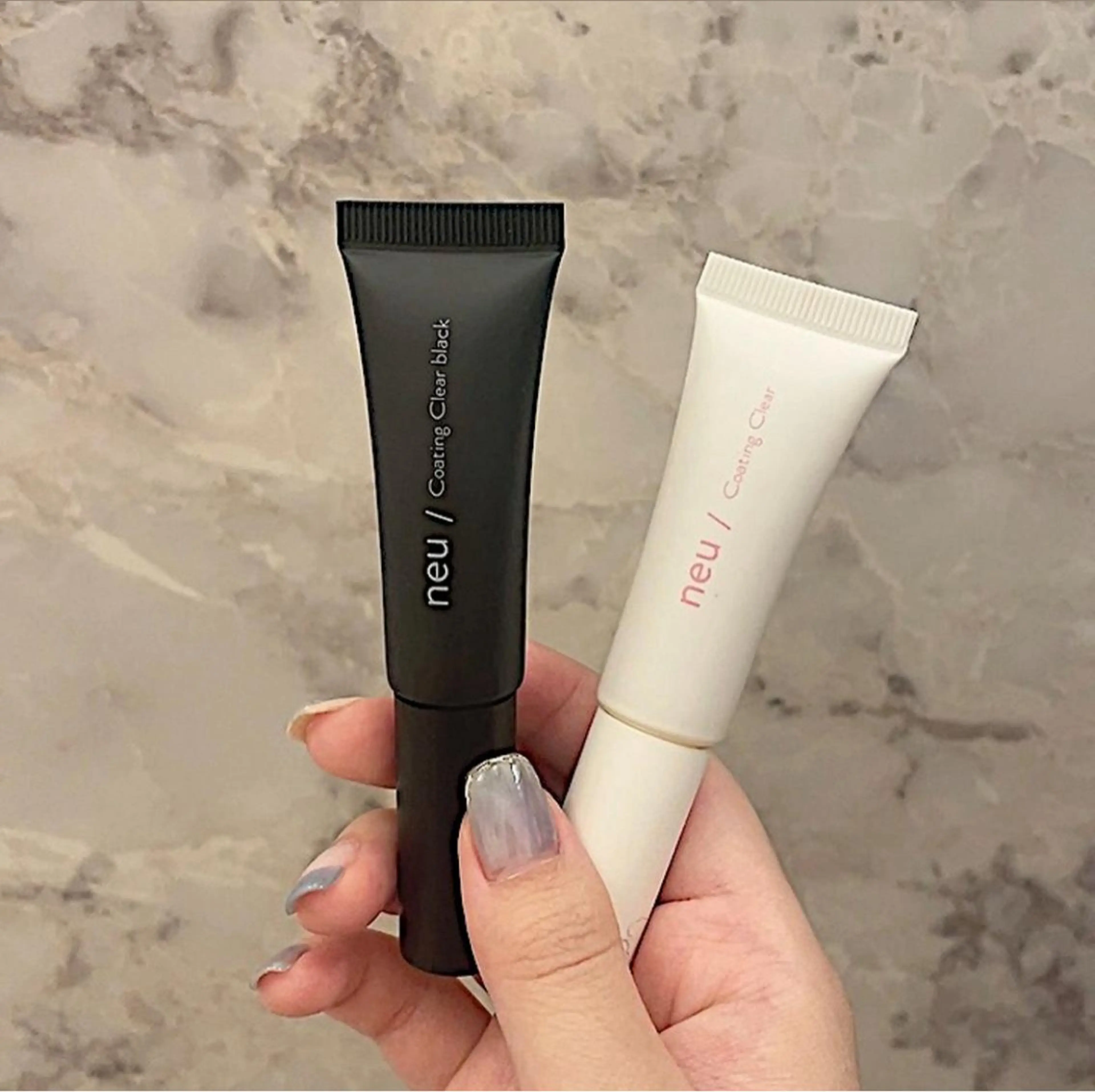 🎀 neu/ coating clear 《 clear . black 》🍼ོの写真