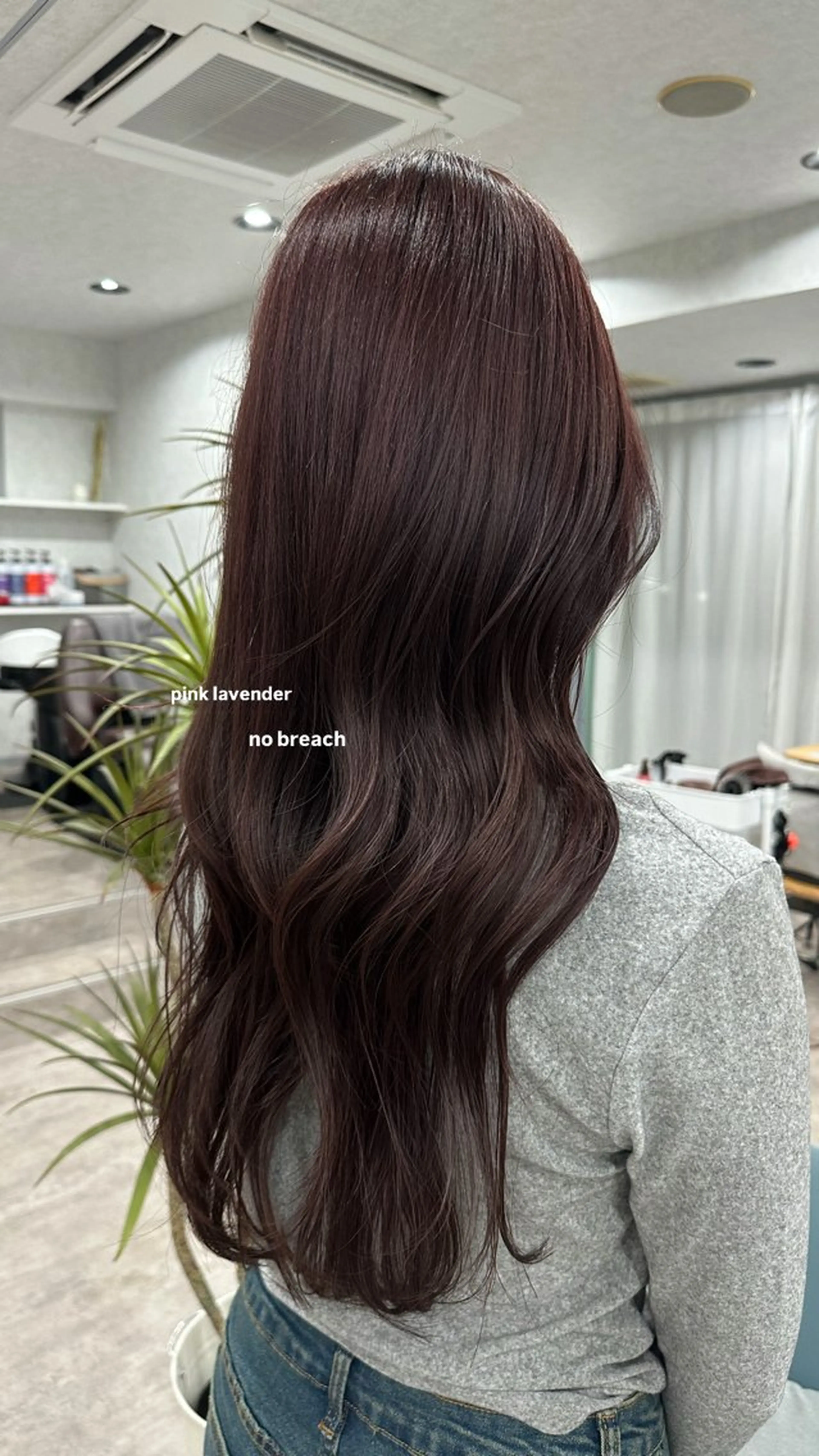 ロング カラー カット ヘアカラー トリートメント v-lab studio所属・韓国レイヤーカット/ 艶カラー/ noaのヘアスタイル