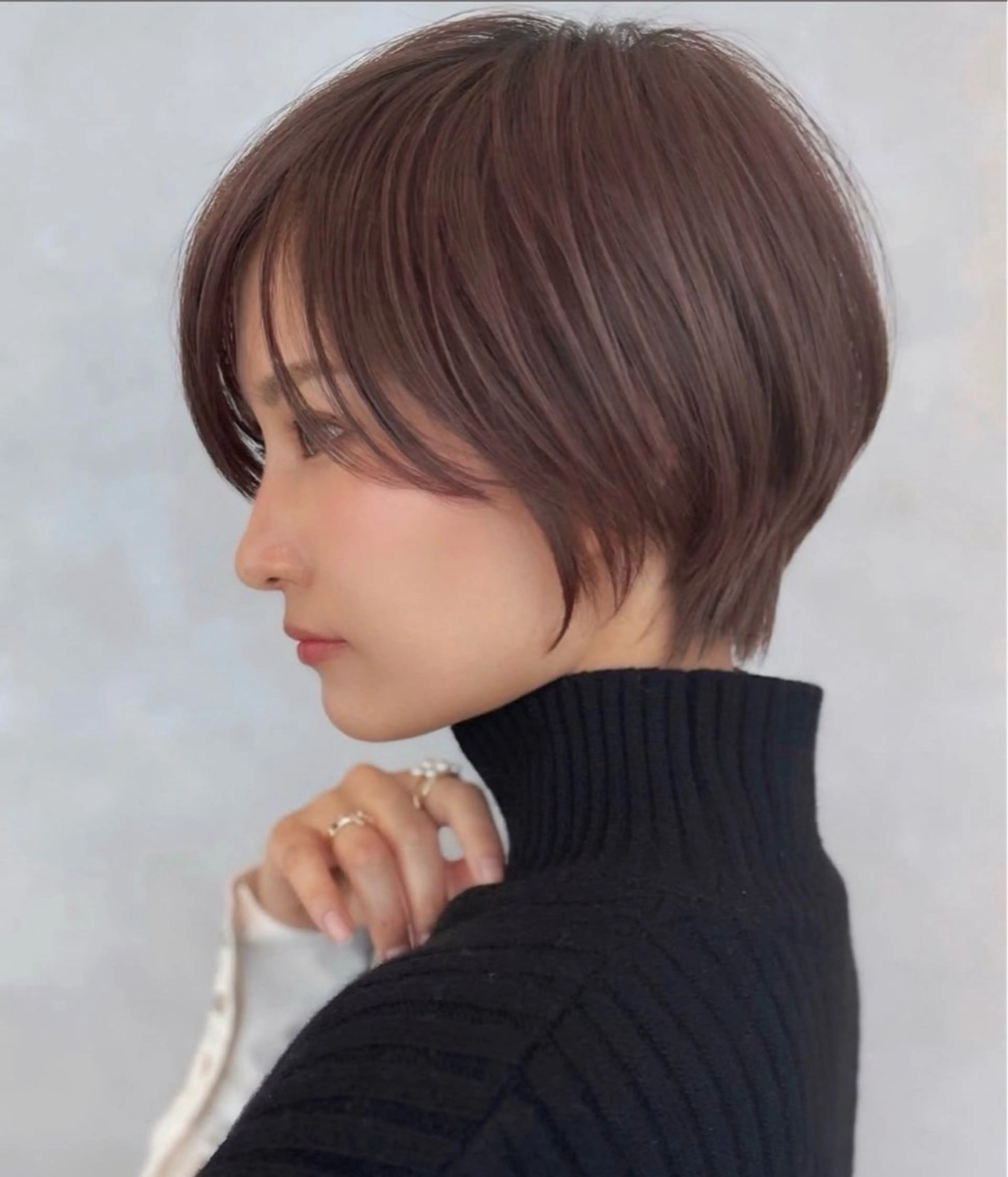 ショート RETOUCH by fifth銀座所属・似合わせ大人ショート fifth岡村優作のヘアスタイル