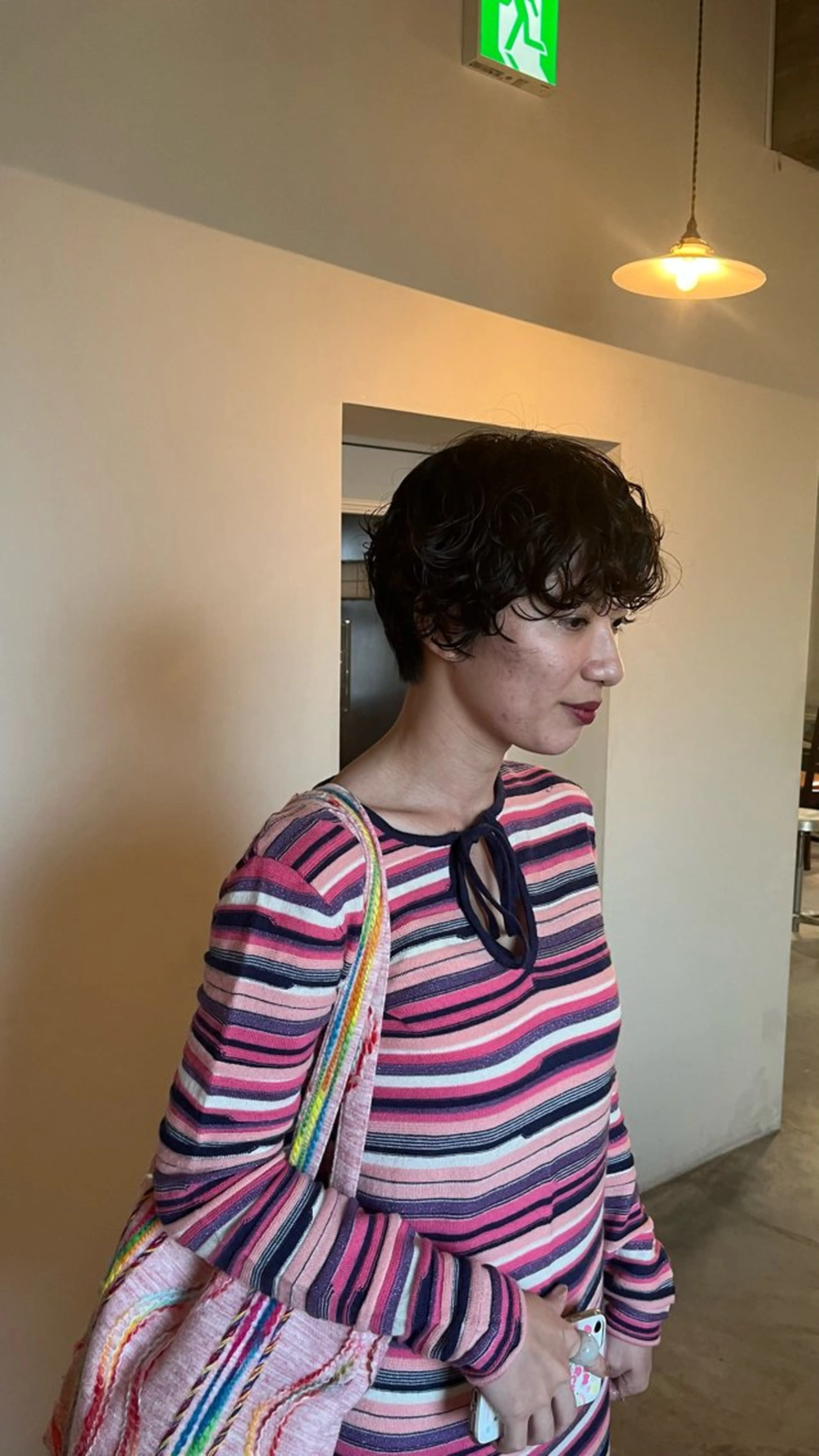 ショート パーマ ショートヘア カット パーマ トリートメント 前川 華恋 / room3のヘアスタイル