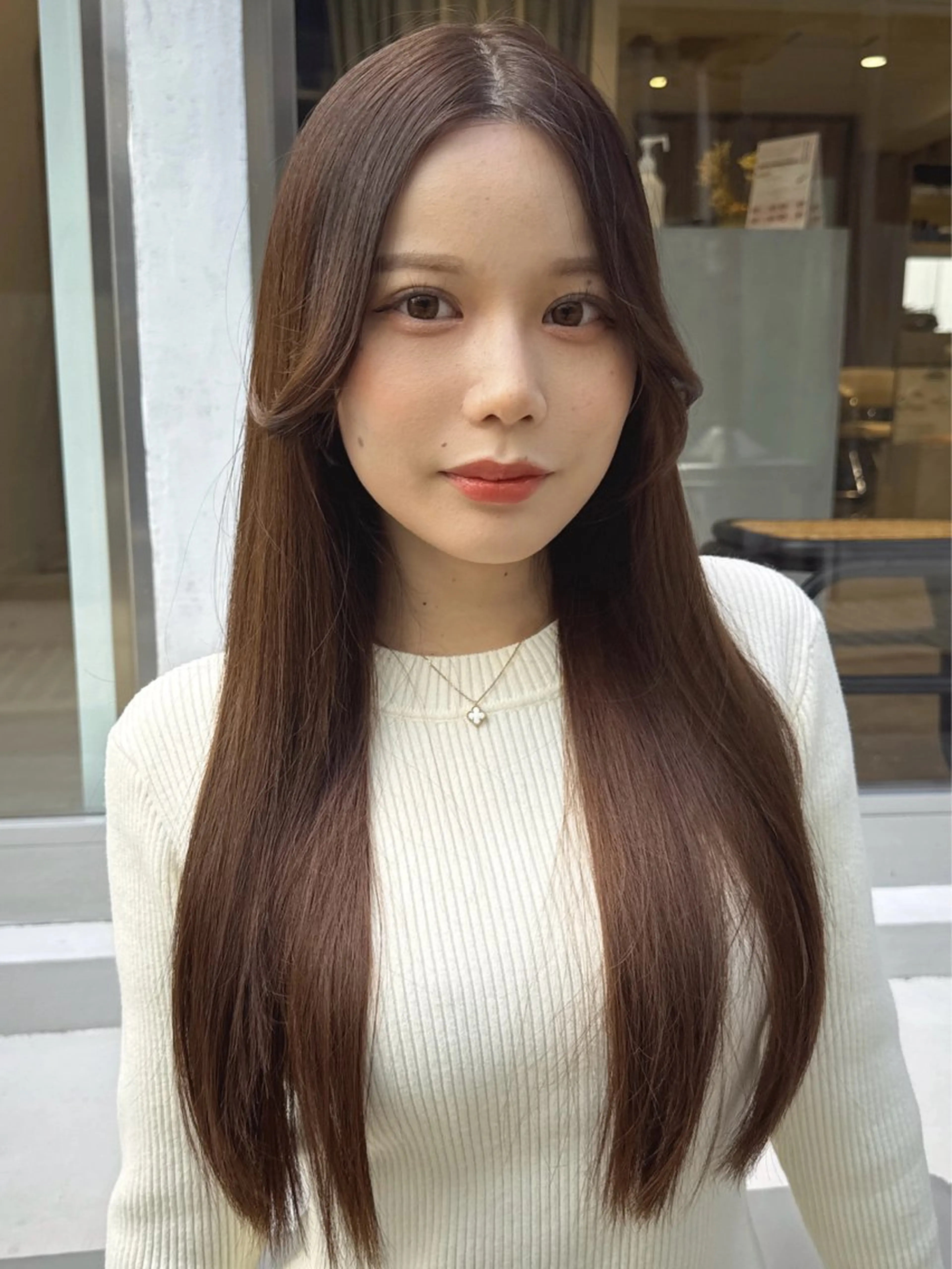 ロング カラー 透明感カラー グレージュ 髪質改善 トリートメント カット ヘアカラー トリートメント 💎透明感カラー特化 💎TAISEIのヘアスタイル