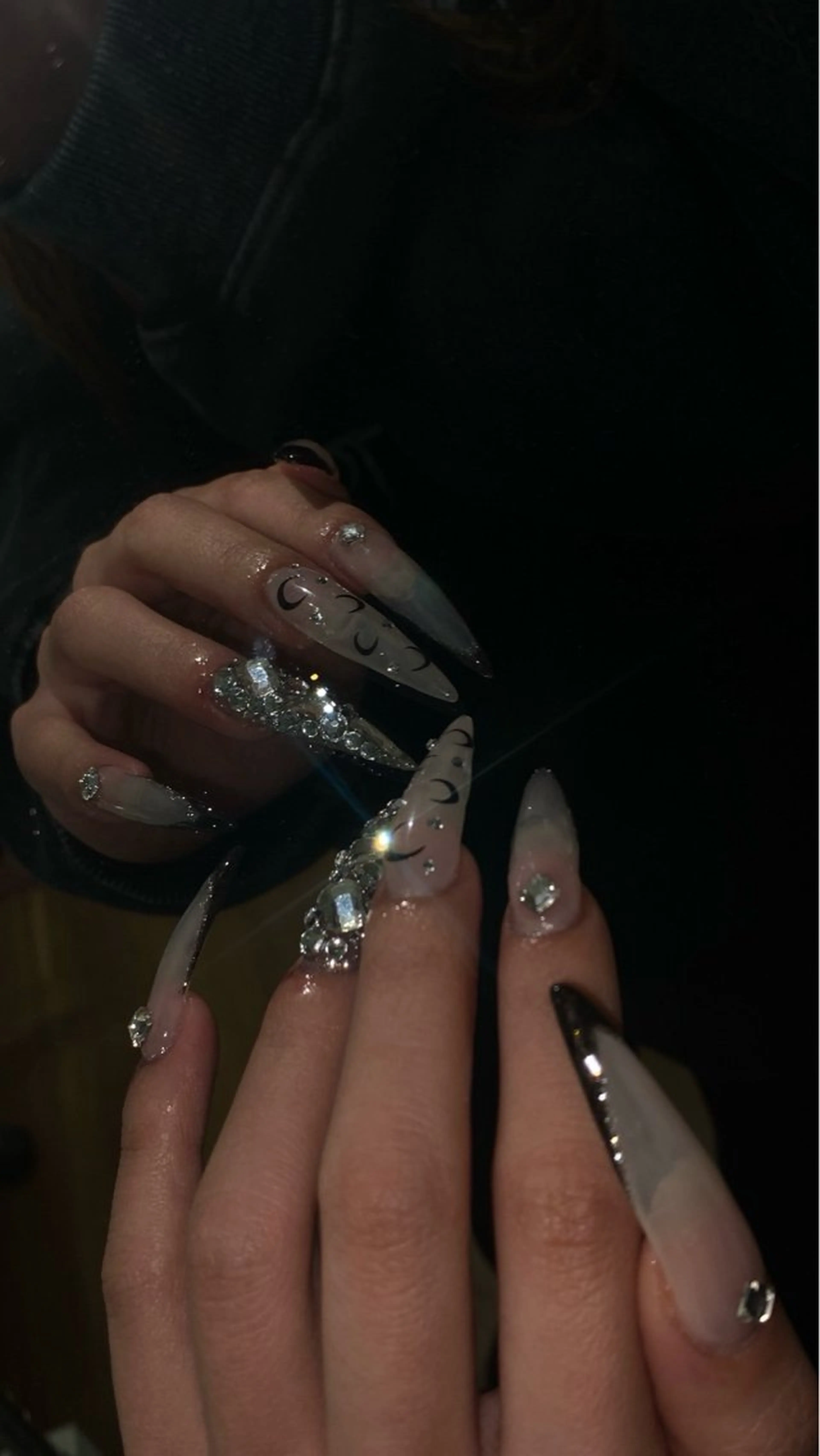 ロング カラー Lii 416のネイルデザイン