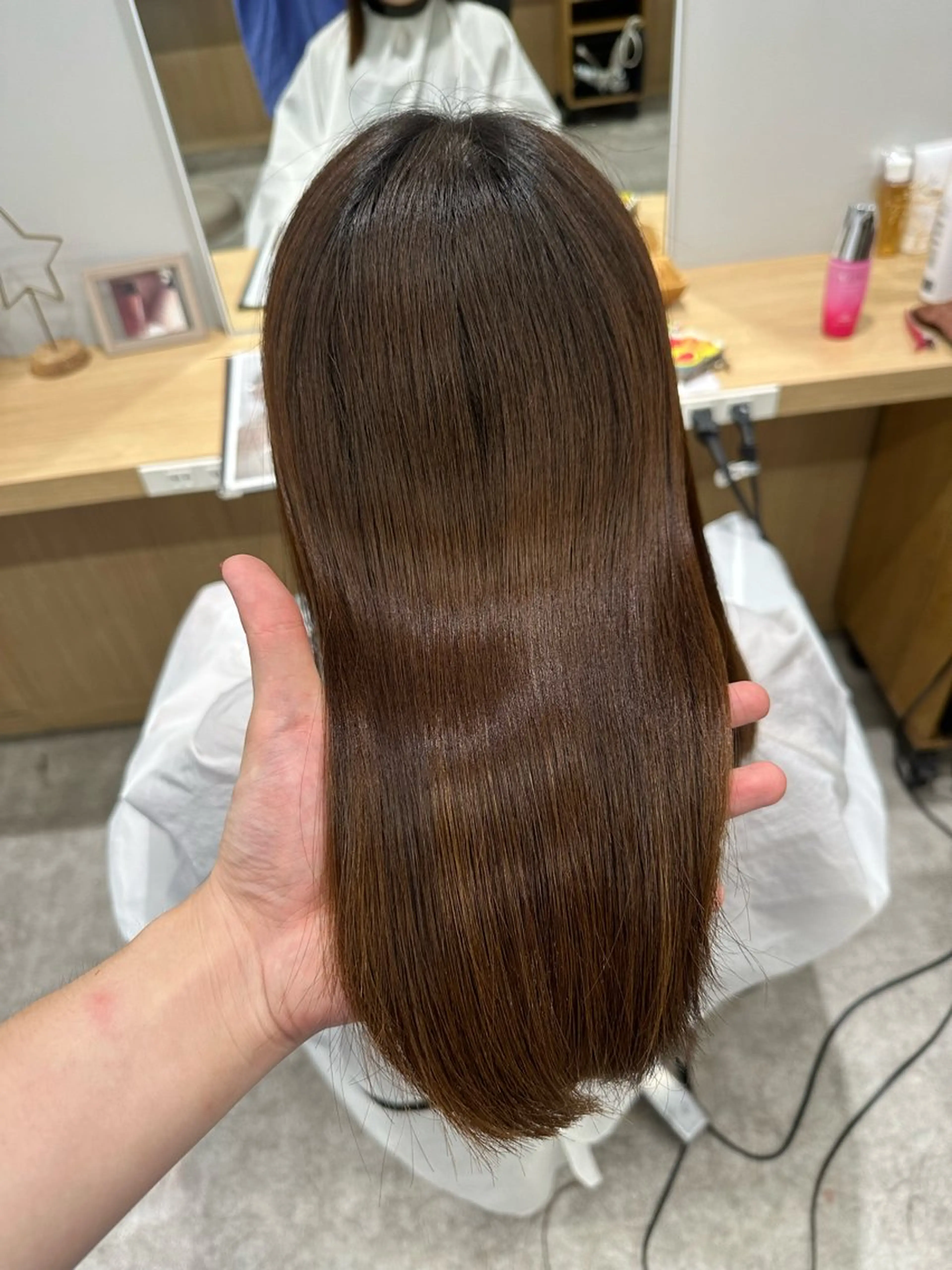 ミディアム 髪質改善 トリートメント カット トリートメント 雰囲気似合わせ/永田 汰伊智/艶カラー🫧のヘアスタイル