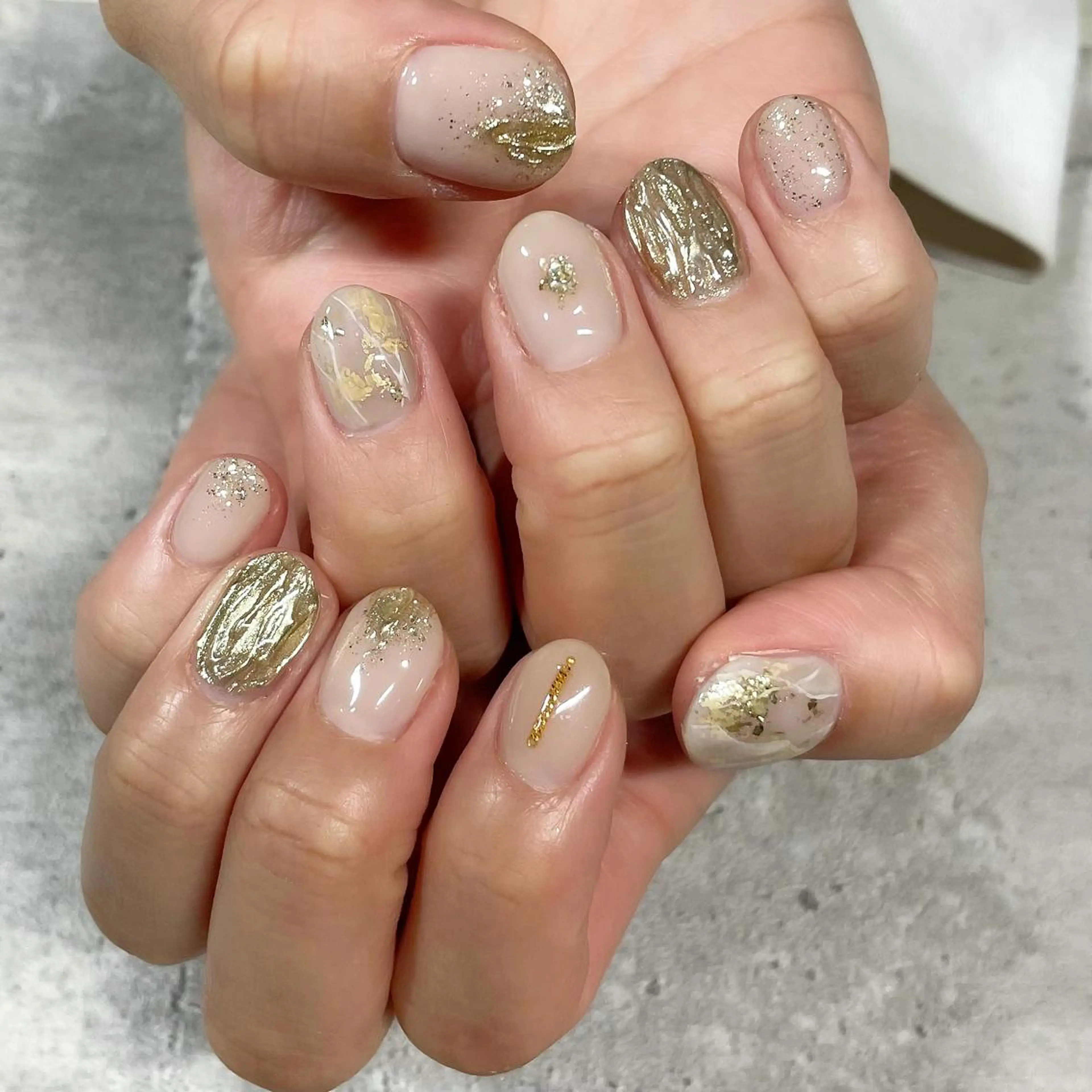 ネイル ジェルネイル 東 千夏のネイルデザイン