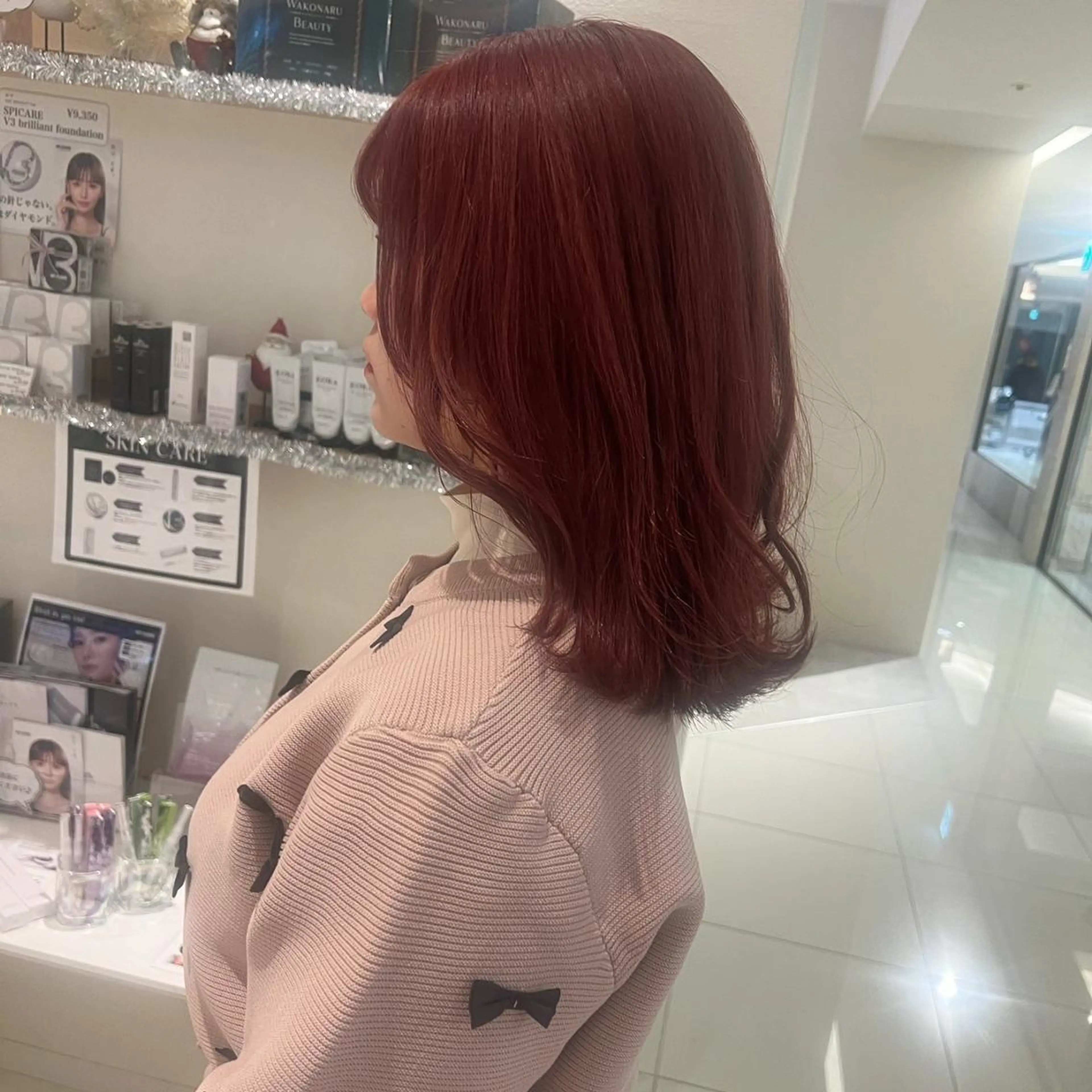 似合わせカット＋潤い艶フルカラー＋保湿2ステップトリートメントの写真