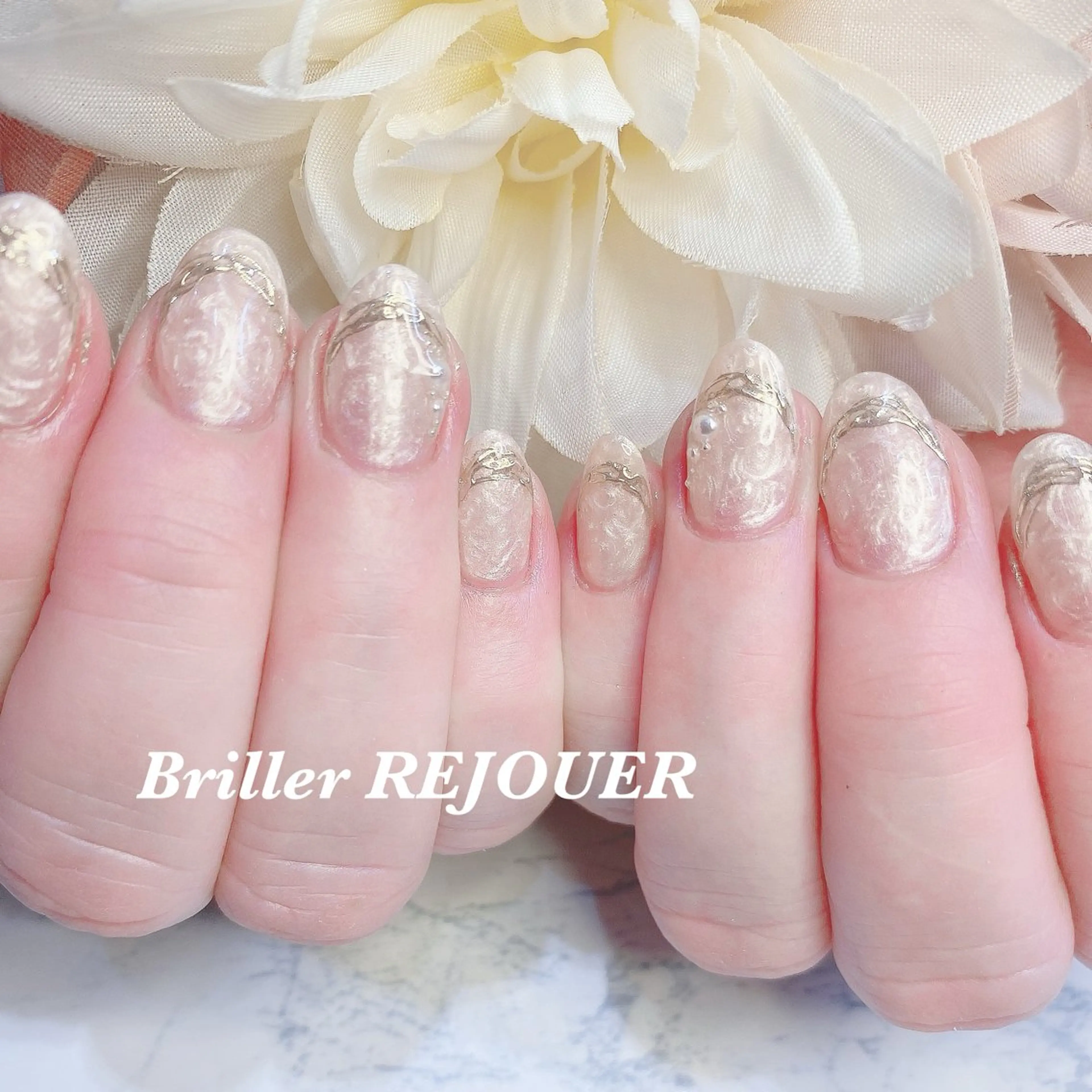 ネイル アートネイル フラッシュネイル ジェルネイル マグネットネイル ハンドネイル ネイルサロン&ネイルスクール Briller-REJOUER 【ブリエ・レジュール】所属・Briller Rieのネイルデザイン