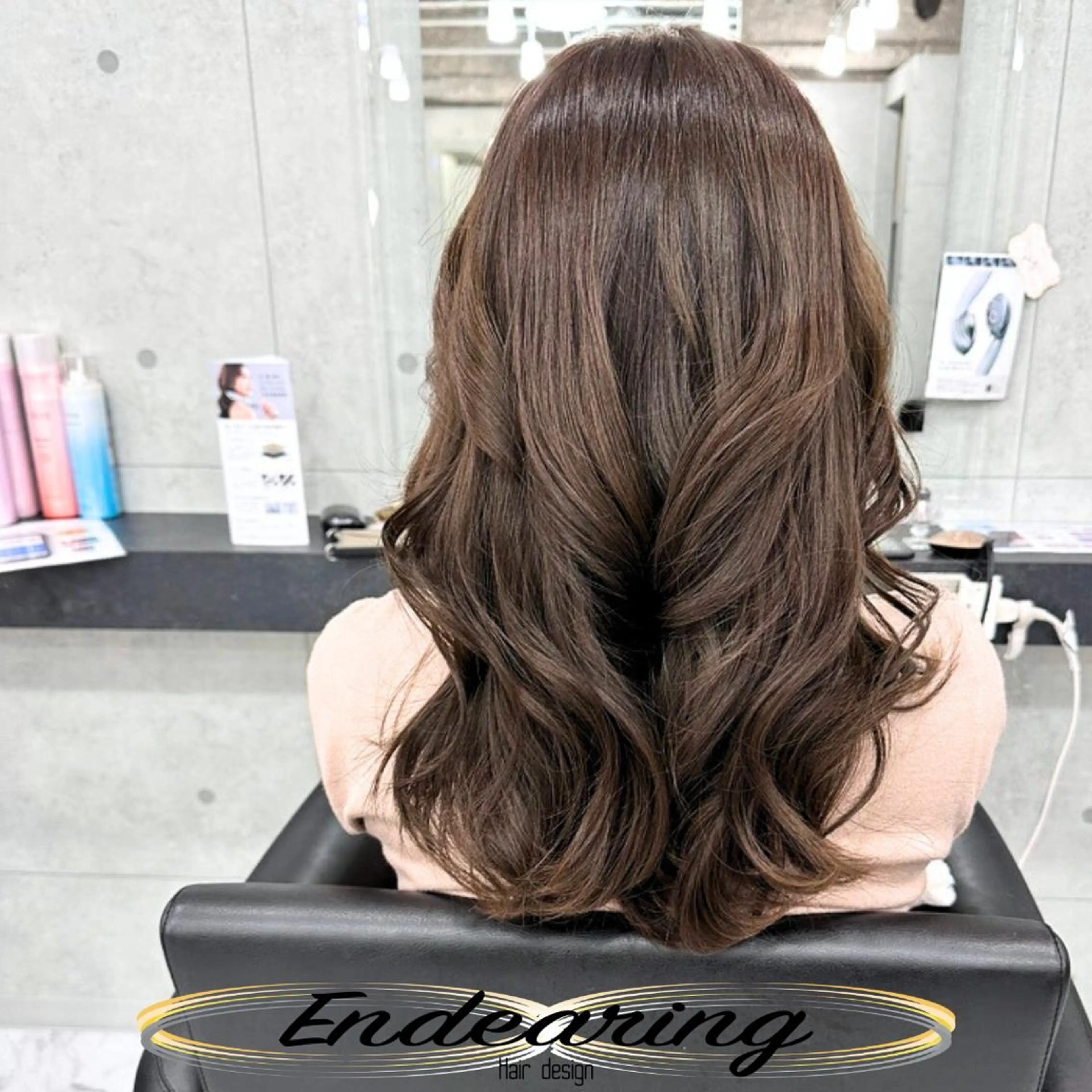 カラー 透明感カラー グレージュ カット ヘアカラー Endearing 銀座/レイヤーカットのヘアスタイル